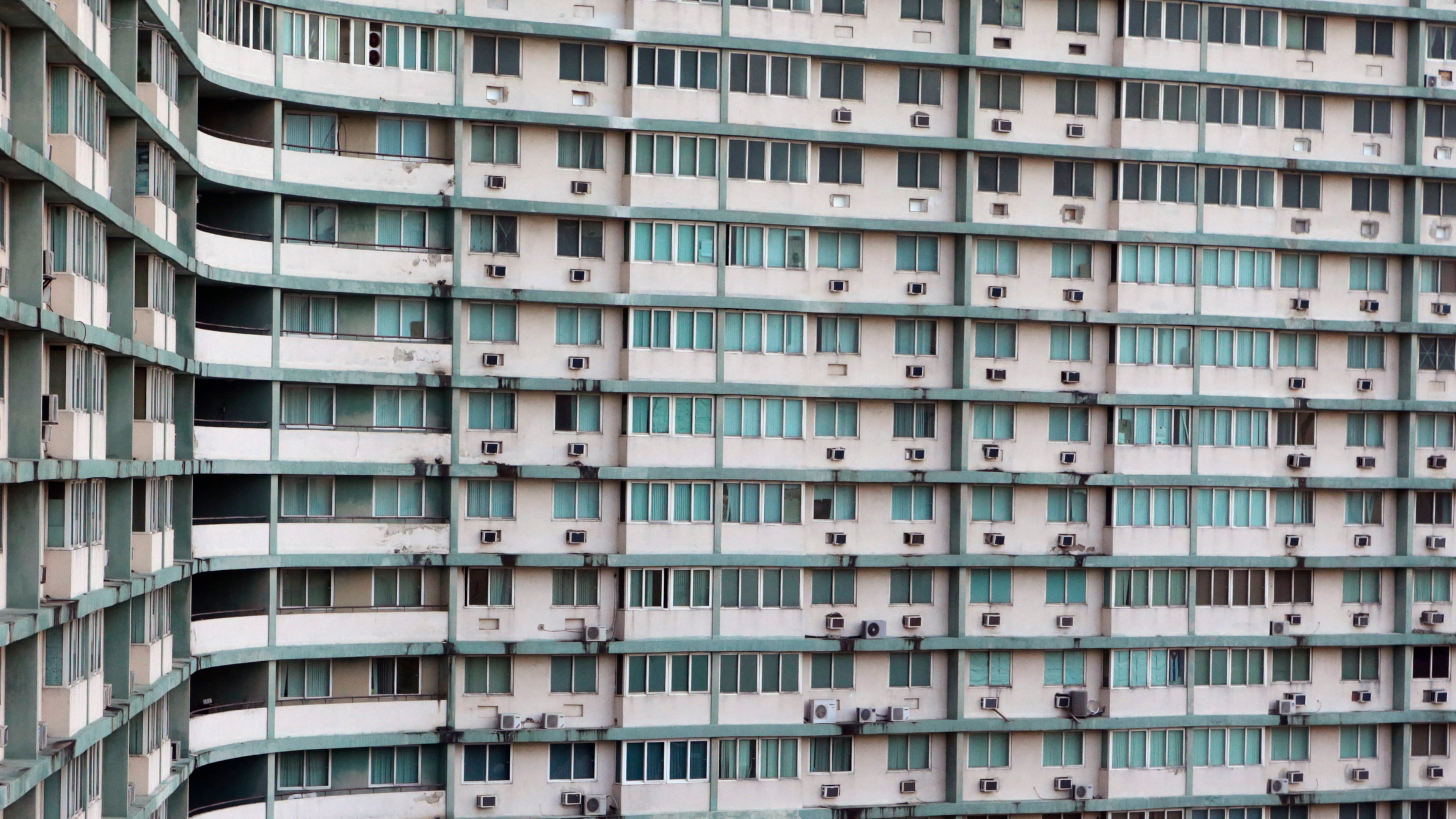 December 2, 2016 - Havana - Two young men play soccer in an empty swimming pool at an apartment building in Havana. Delta launched its first scheduled airline flights to Cuba on Dec. 1, a key milestone in the U.S. opening to Cuba. The launch of the Atlanta-Havana route will open up the market for local travel to Cuba. BOB ANDRES /BANDRES@AJC.COM