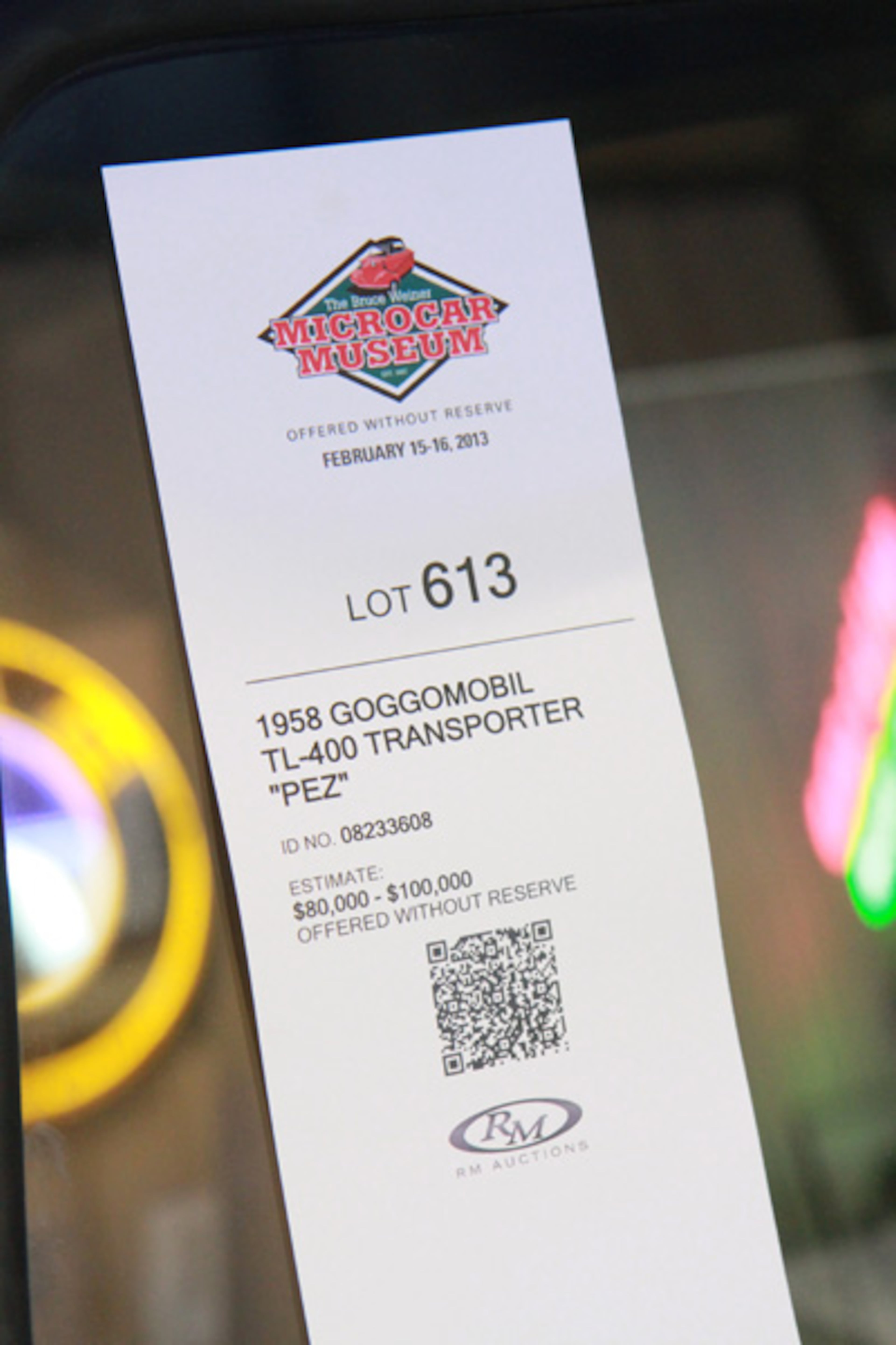 Here are some more of the microcars that will hit the auction block at Bruce Weiner's Microcar Museum in Madison this weekend.