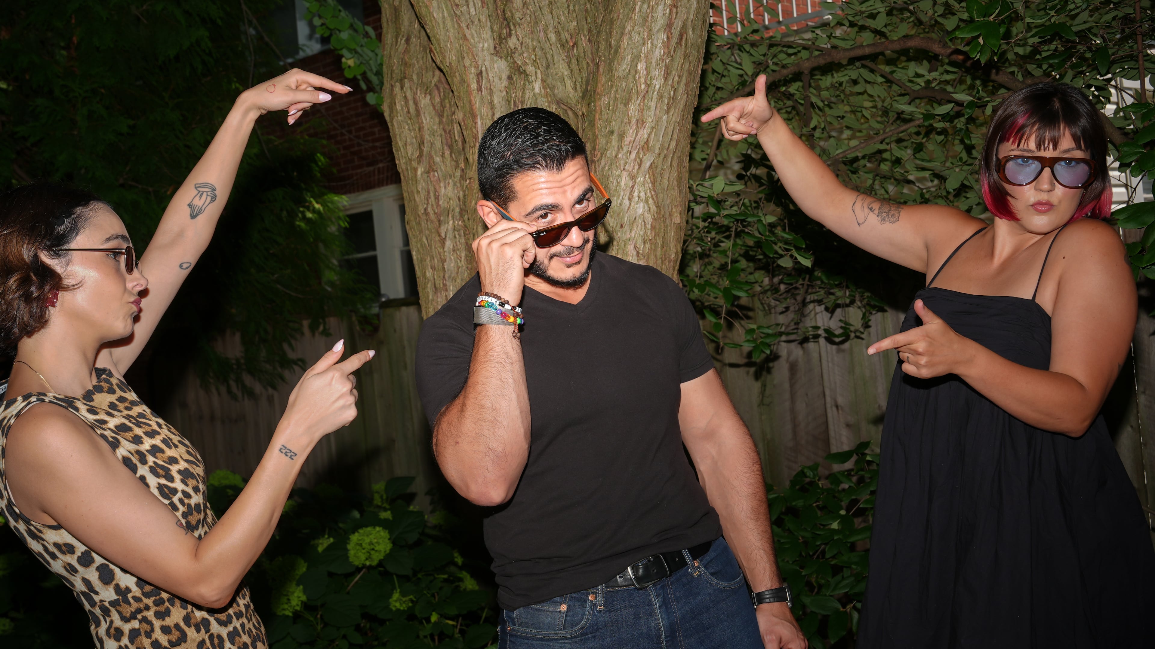 Abdul El-Sayed, a progressive candidate in the Democratic primary for U.S. Senate in Michigan, films a social media video at a pool party for content creators supporting his campaign, Monday, Aug. 3, 2026, in Detroit. (AP Photo/Julia Demaree Nikhinson)