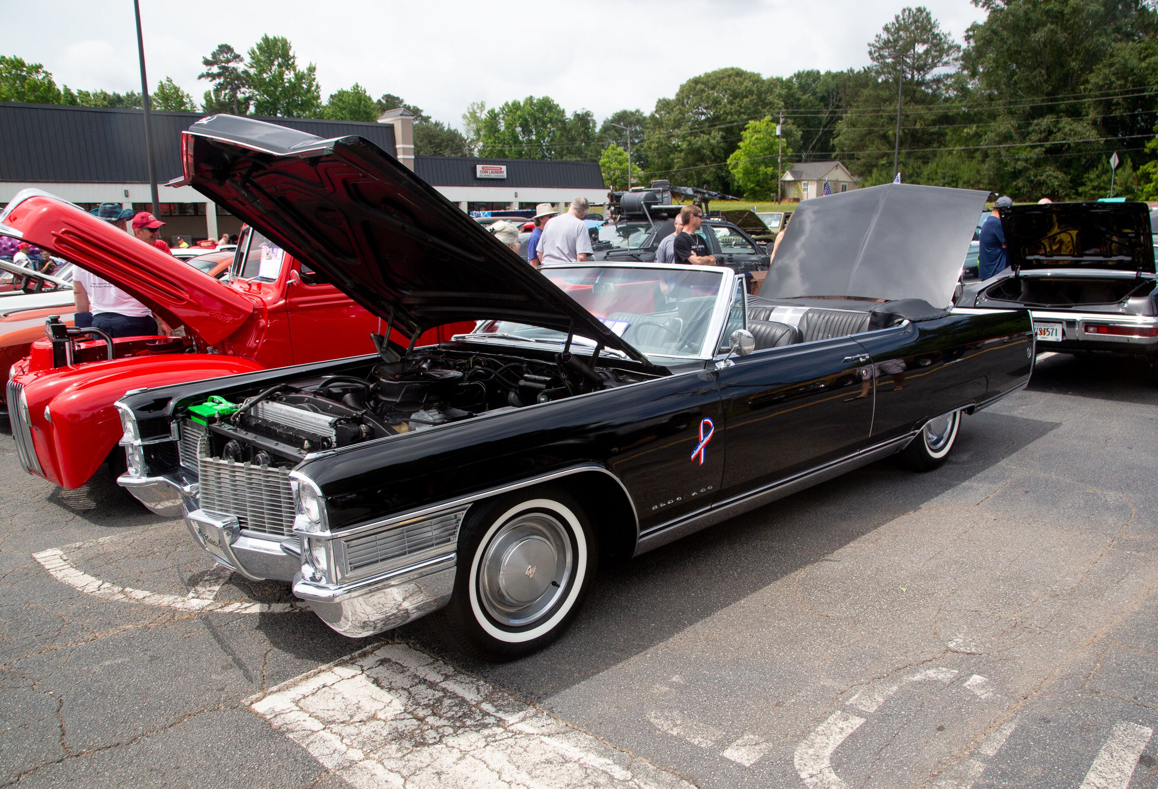 A 1965 Cadillac Eldorado sits on display during the Georgia Cool Cruisers car show in Tucker on Saturday, May 29, 2021.(Photo: Steve Schaefer for The Atlanta Journal-Constitution)