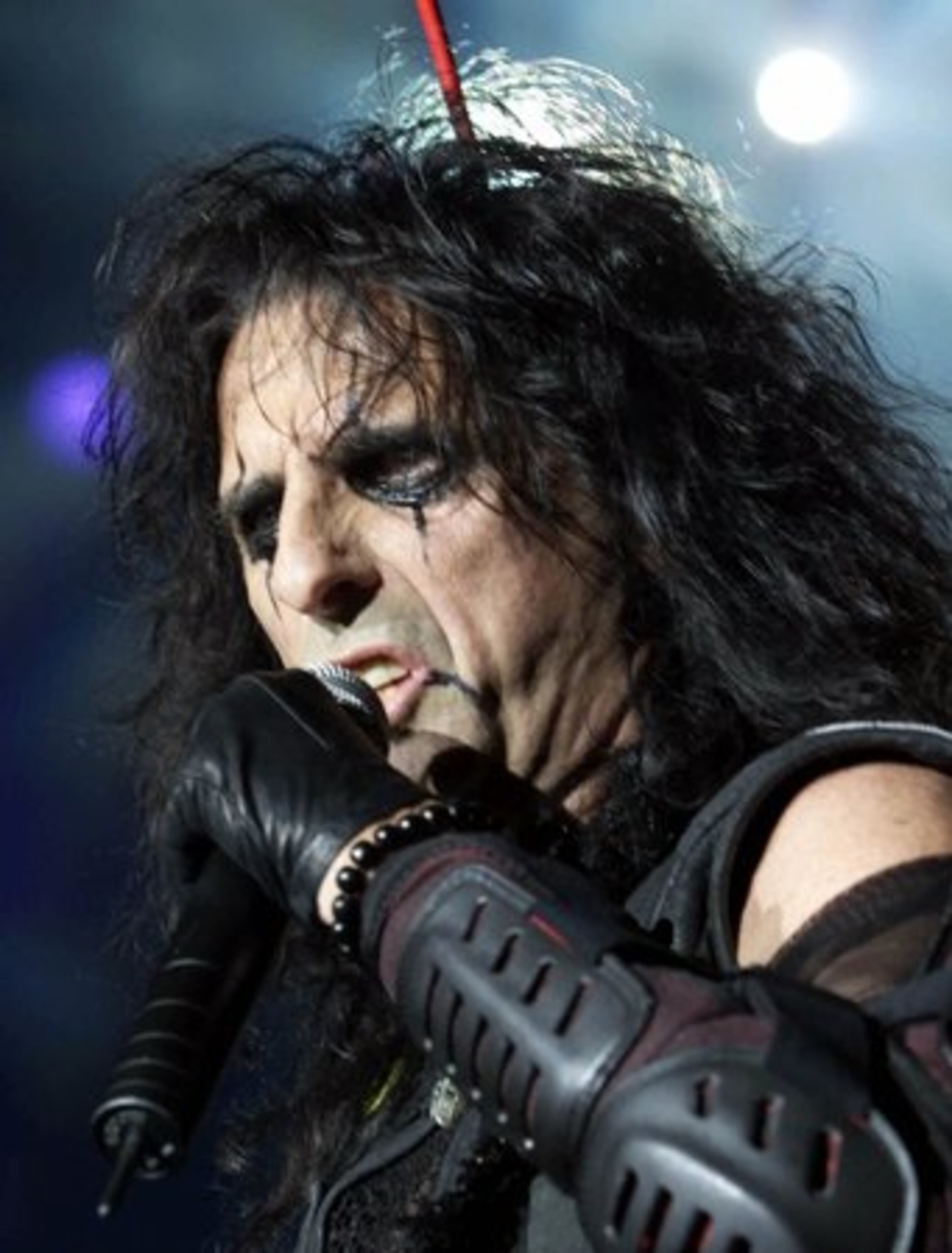 Let your guests leave with haunting thoughts by playing Alice Cooper's "Welcome to My Nightmare."