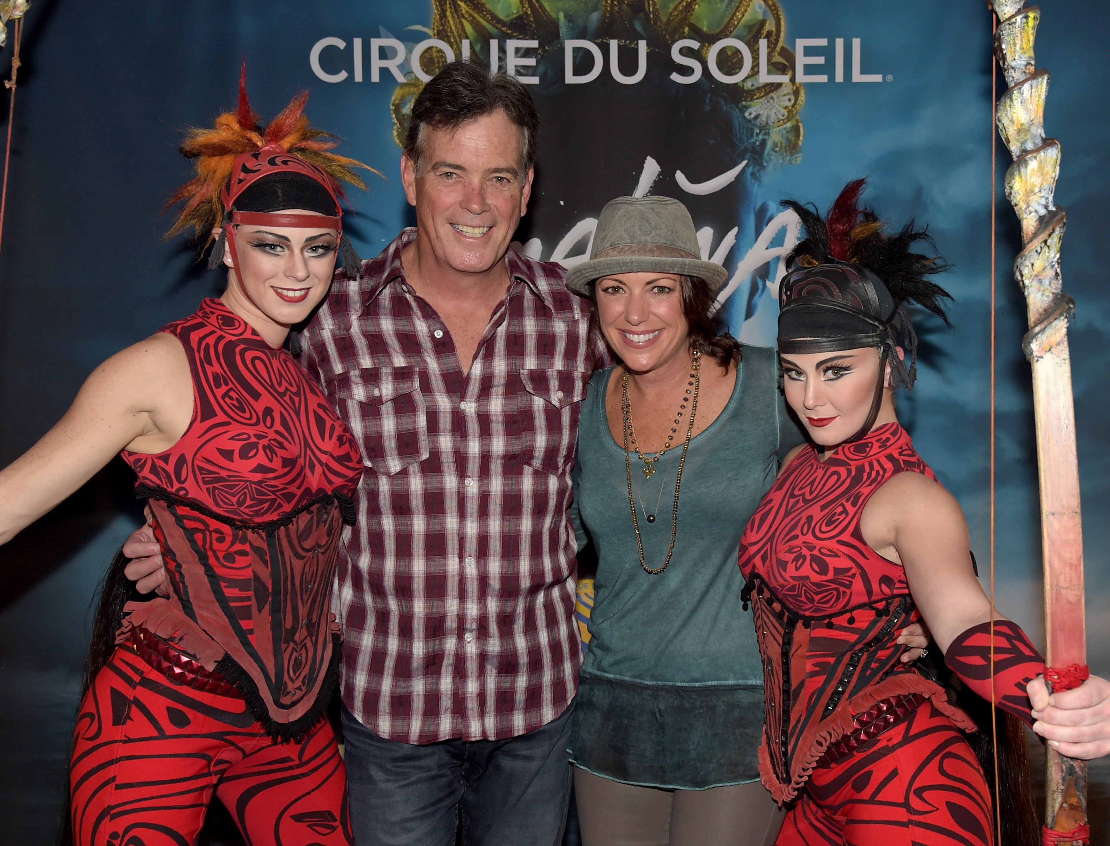 ATLANTA, GA - OCTOBER 03: Fox News Channel's John Roberts with HLN Anchor Kyra Phillips attend Amaluna opening night at the Big Top at Atlantic Station on October 3, 2014 in Atlanta, Georgia. (Photo by Rick Diamond/Getty Images for Cirque du Soleil)