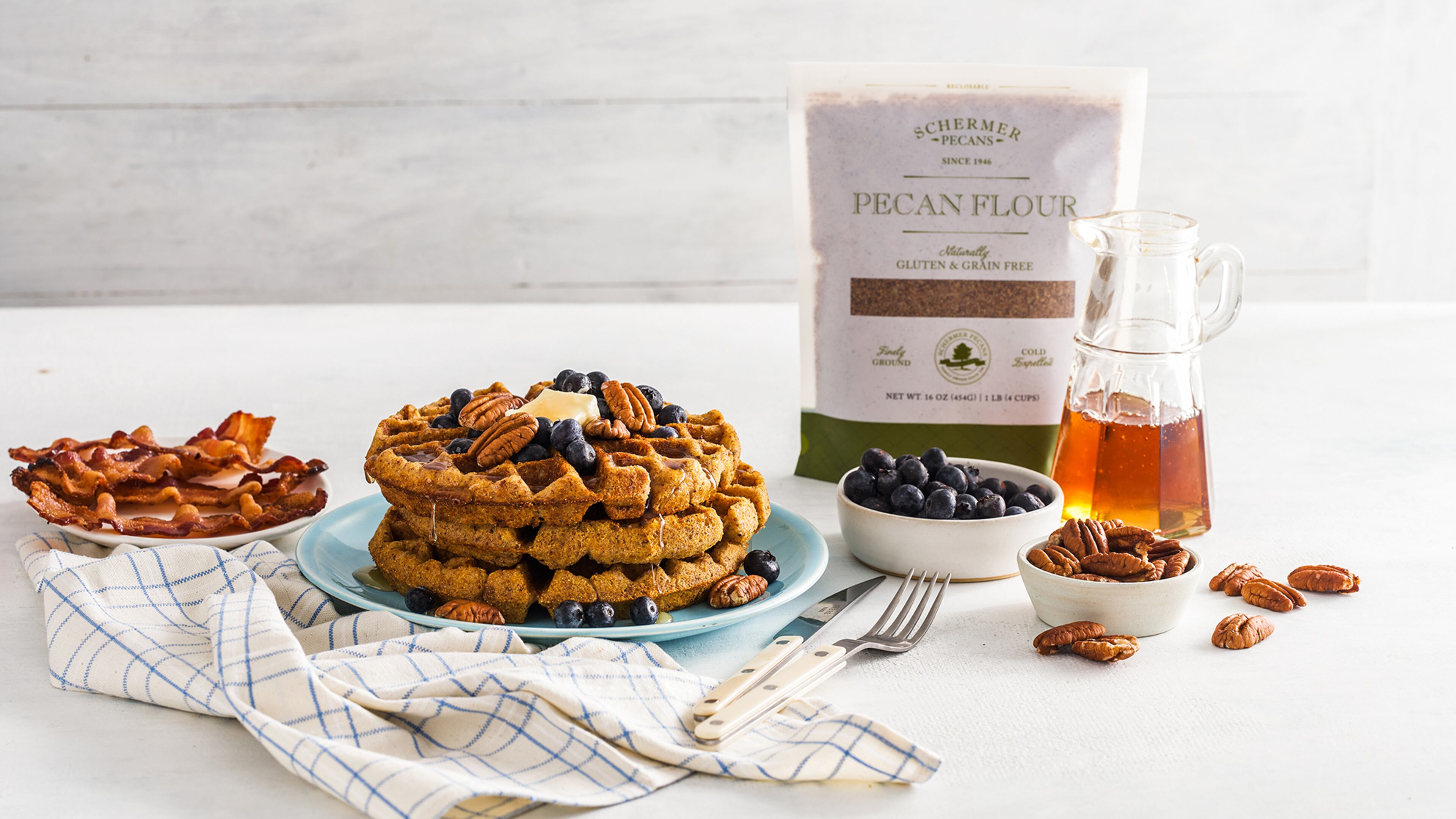 Pecan flour from Schermer Pecans. Courtesy of Mark Boughton Photography