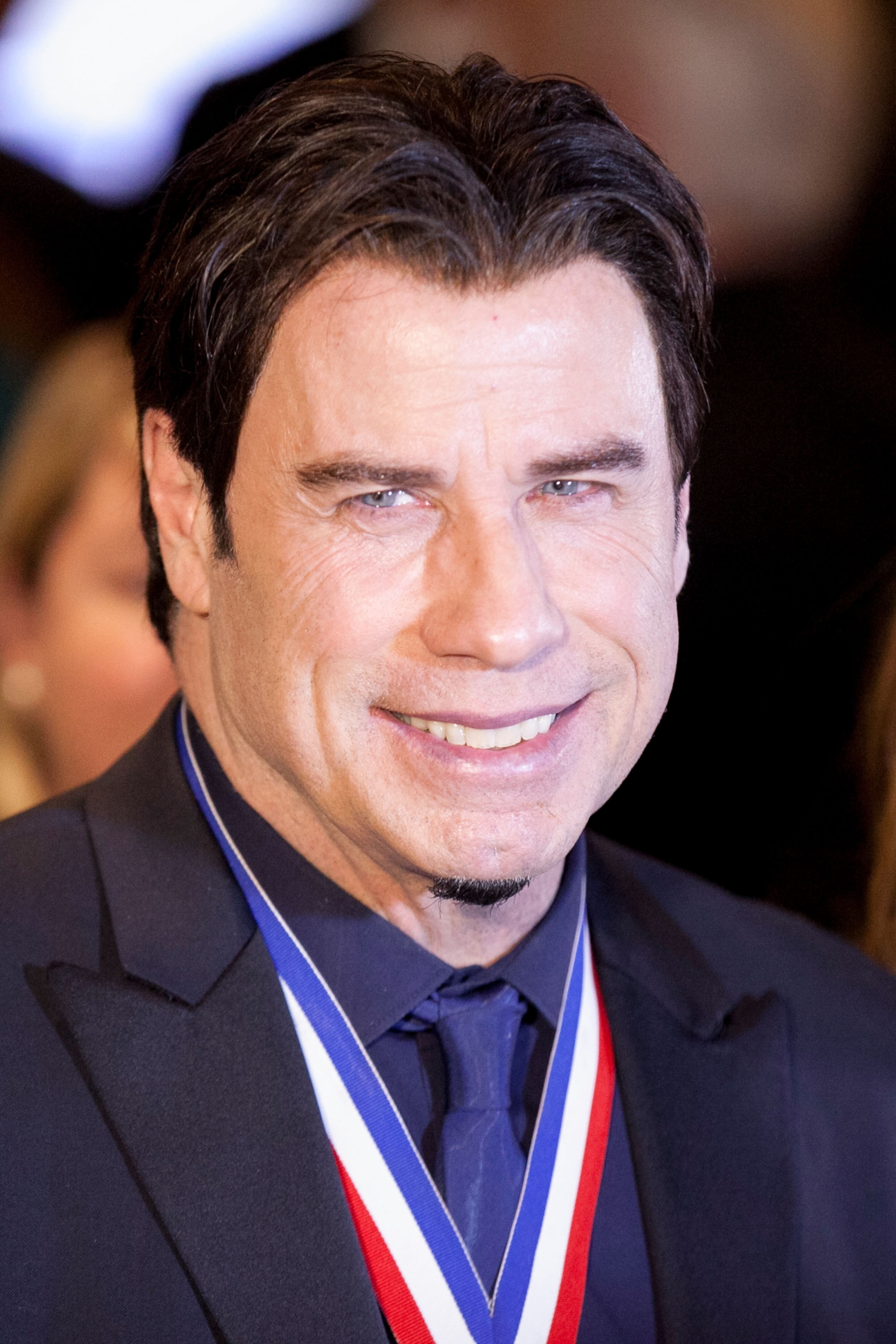 BEVERLY HILLS, CA - JANUARY 17: John Travolta arrives for the 11th Annual Living Legends Of Aviation Awards at The Beverly Hilton Hotel on January 17, 2014 in Beverly Hills, California. (Photo by Gabriel Olsen/Getty Images)