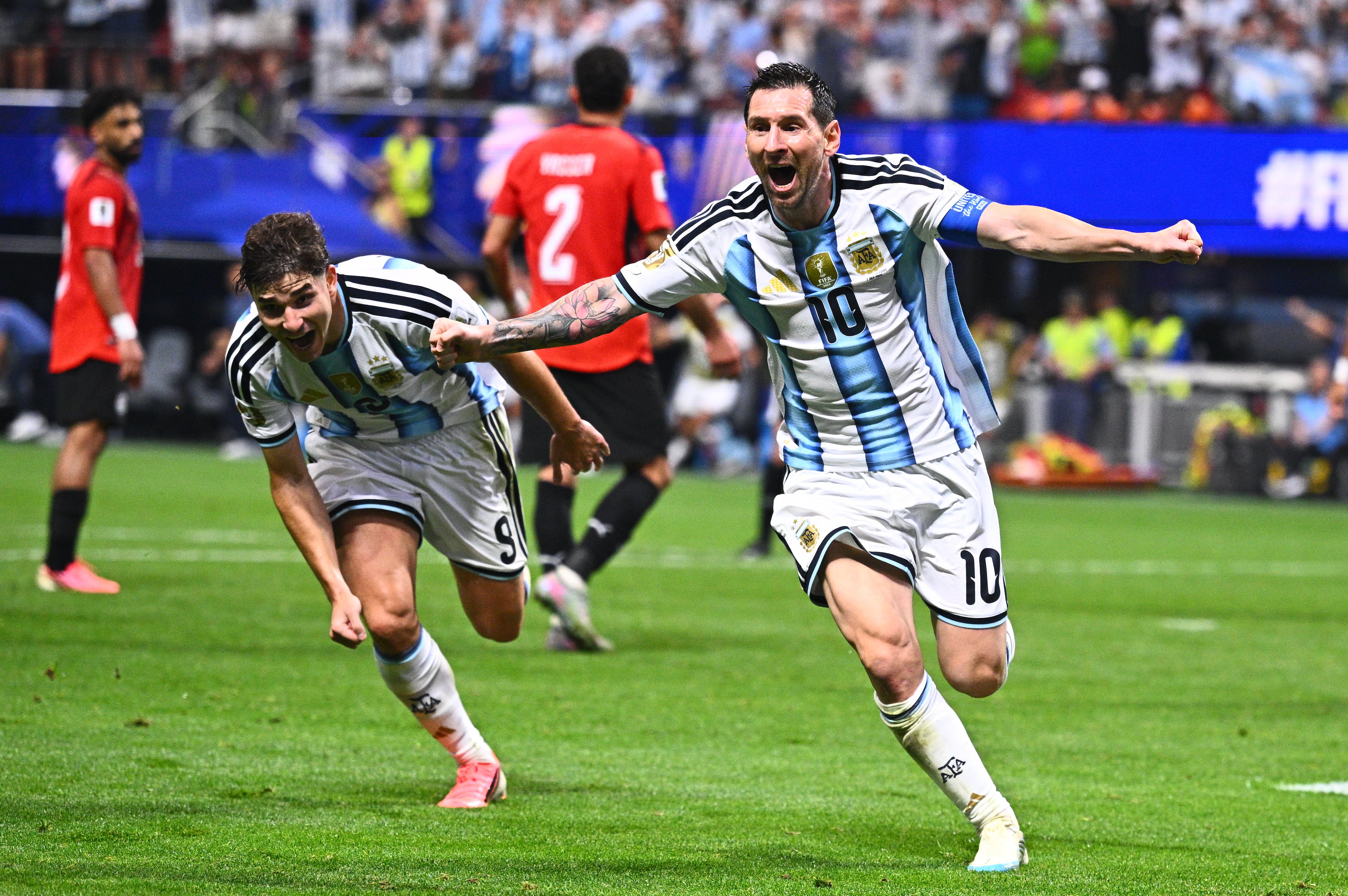 APTOPIX Egypt Argentina WCup Soccer