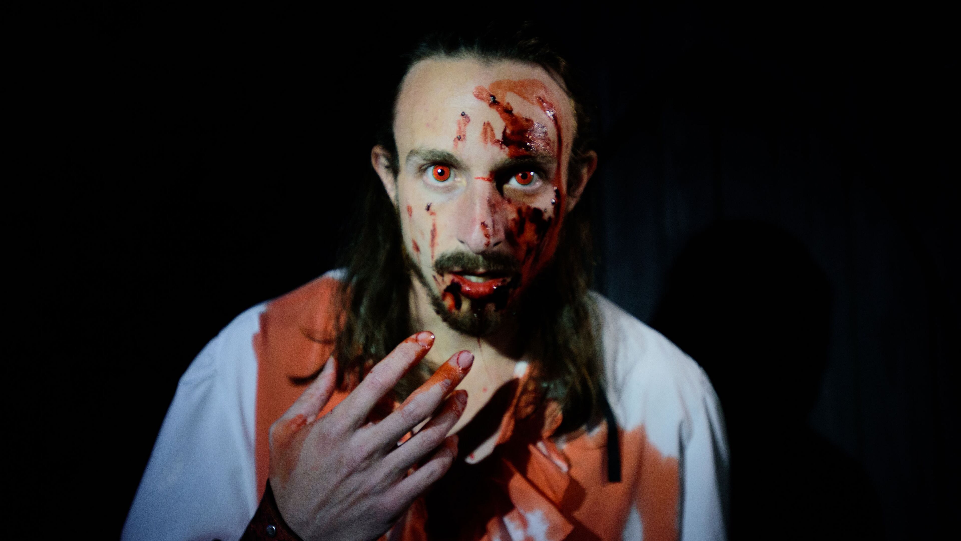 Benedetto Robinson portrays Count Dracula in a new take on Bram Stoker's horror classic, coming to the Shakespeare Tavern in October.
(Courtesy of Shakespeare Tavern Playhouse)