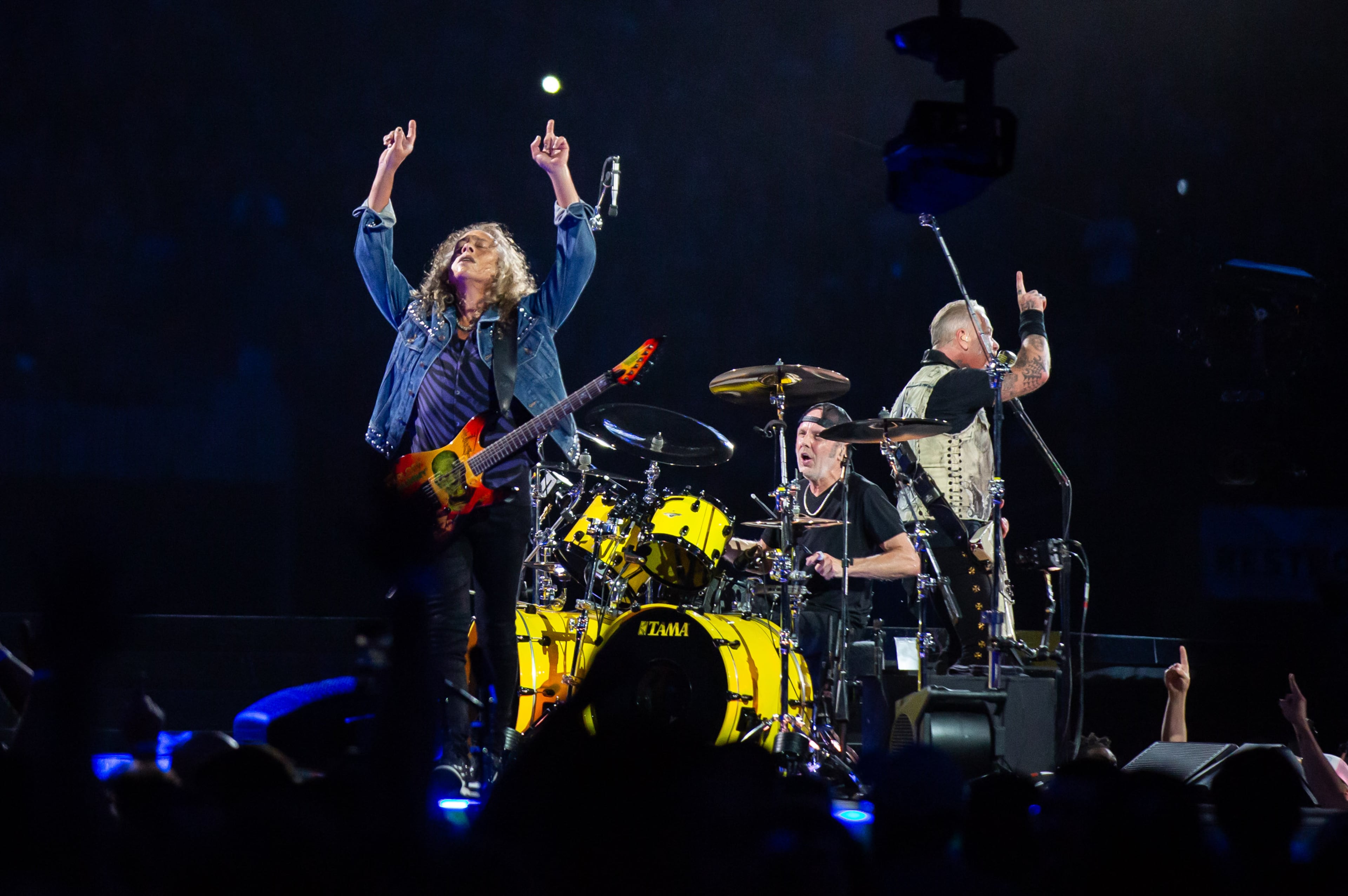 A Georgia ticket broker must pay $300,000 to the Federal Trade Commission to resolve allegations that it used illegal means to purchase and resell at high profits millions of dollars’ worth of tickets to live events. Among the shows included in the allegations was a concert by Metallica at Virginia Tech in Blacksburg, Virginia, in 2025. The band is shown here playing in Atlanta. (Ryan Fleisher for the AJC)