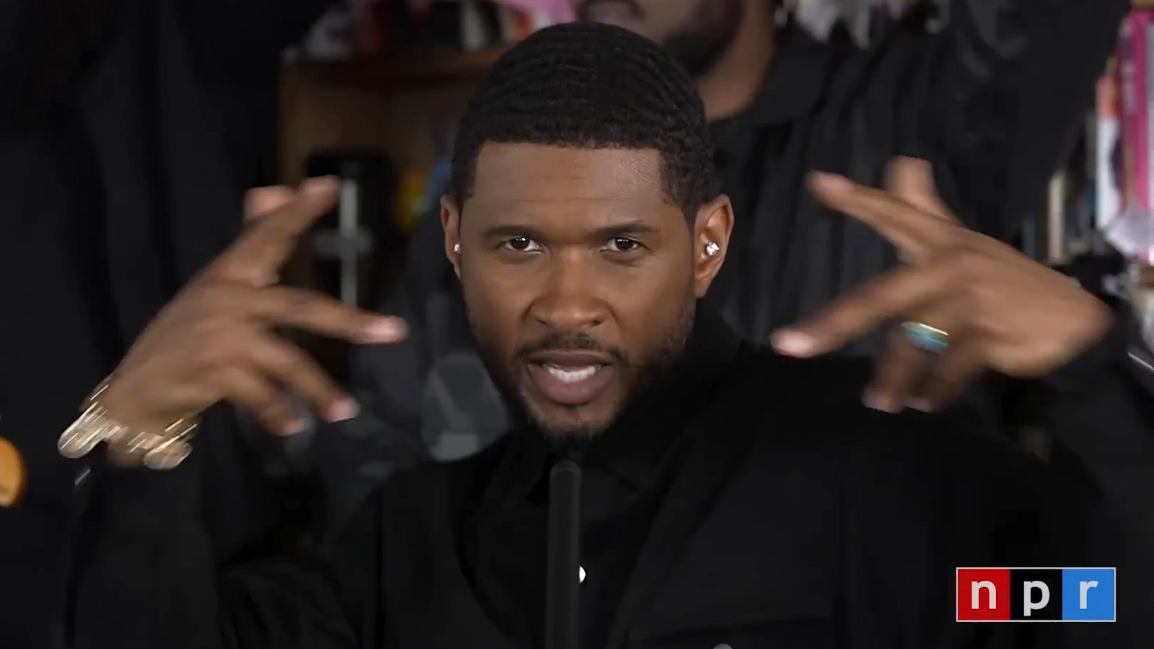 Usher performs on NPR's Tiny Desk Concert series
