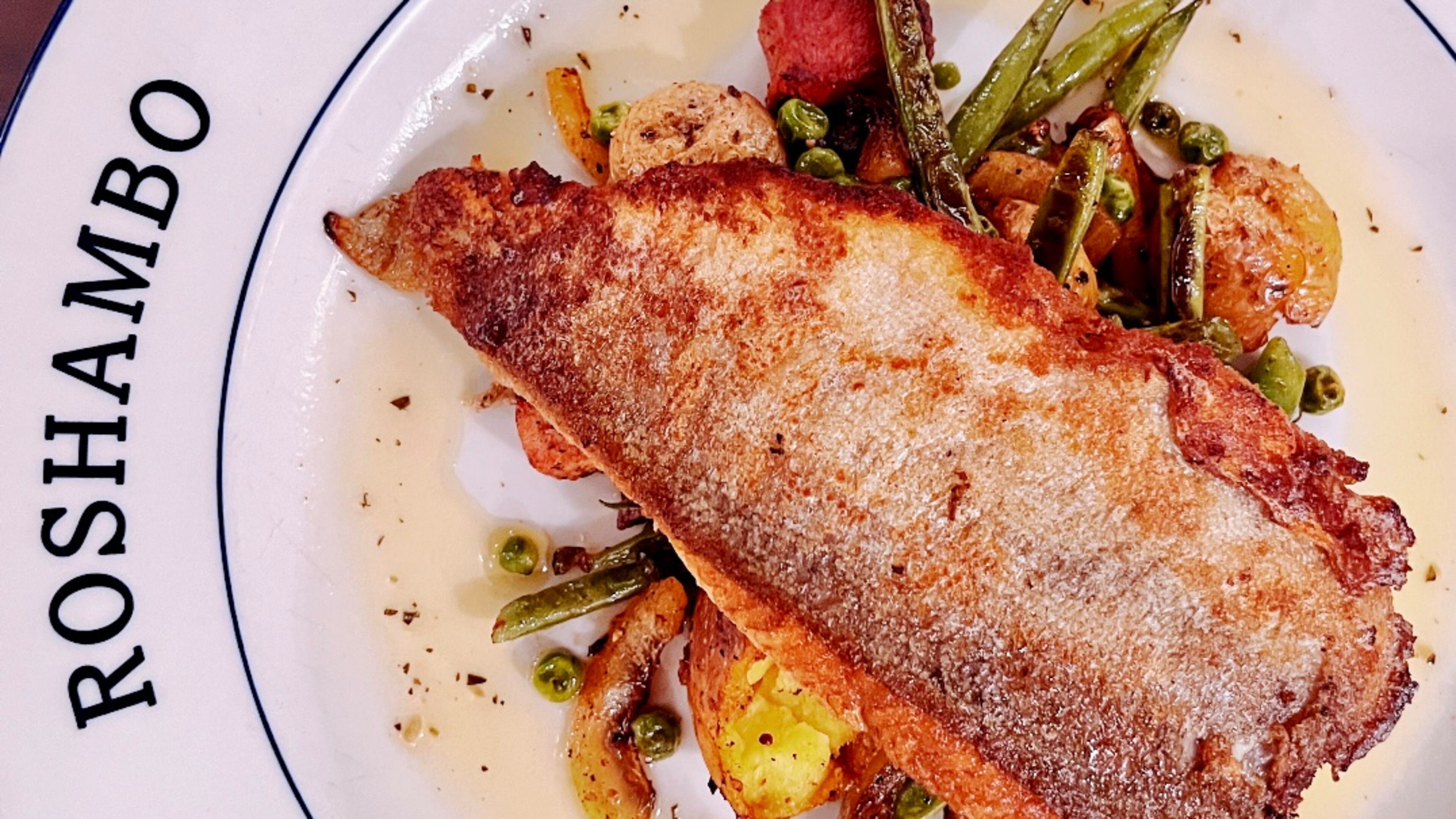 Roshambo’s Seared Georgia Mountain Trout. (Courtesy of Layla Ritchey)