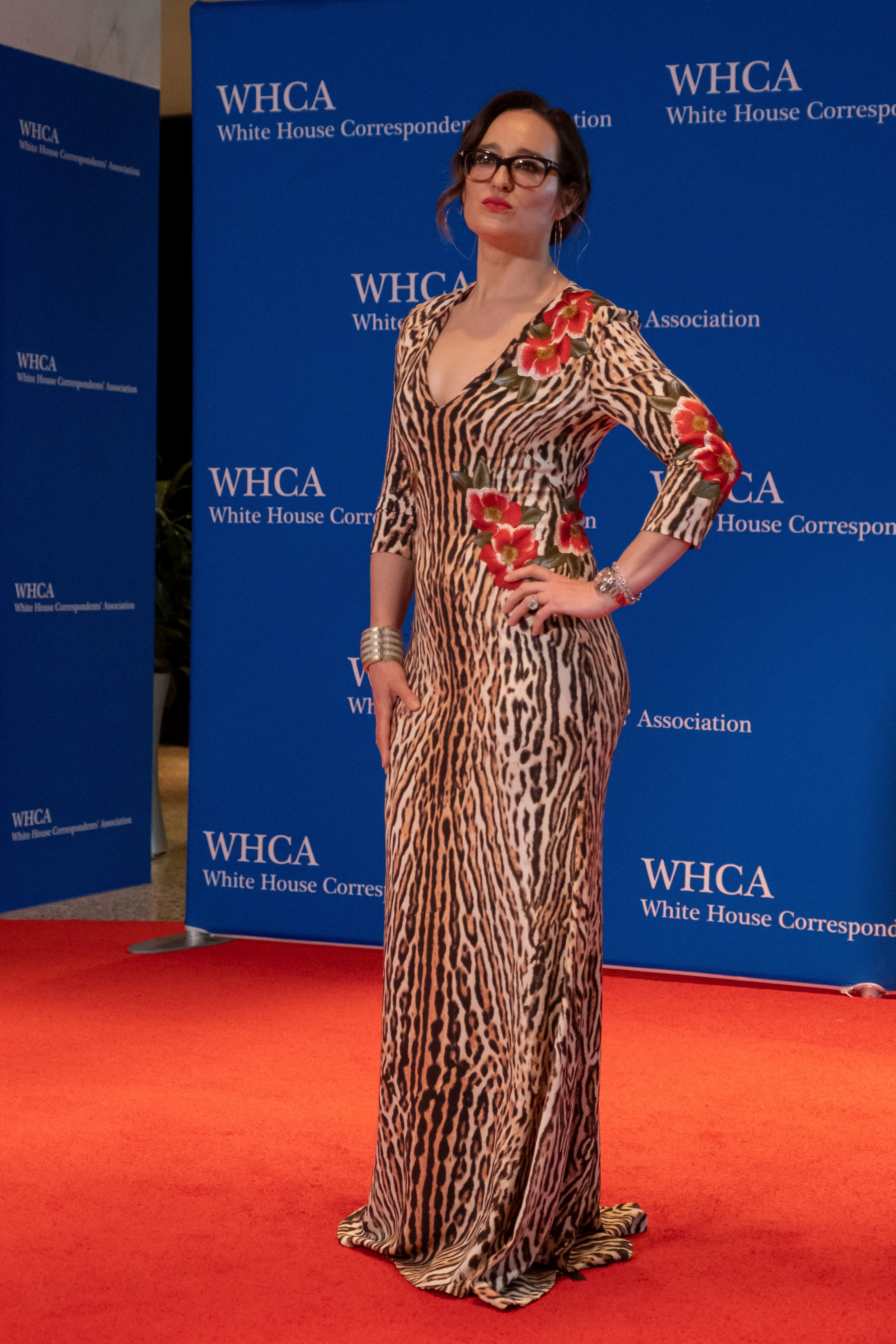 Kennedy attends the 2019 White House Correspondents' Association dinner at the Washington Hilton on Saturday April 27, 2019, in Washington. (Photo by Charles Sykes/Invision/AP)