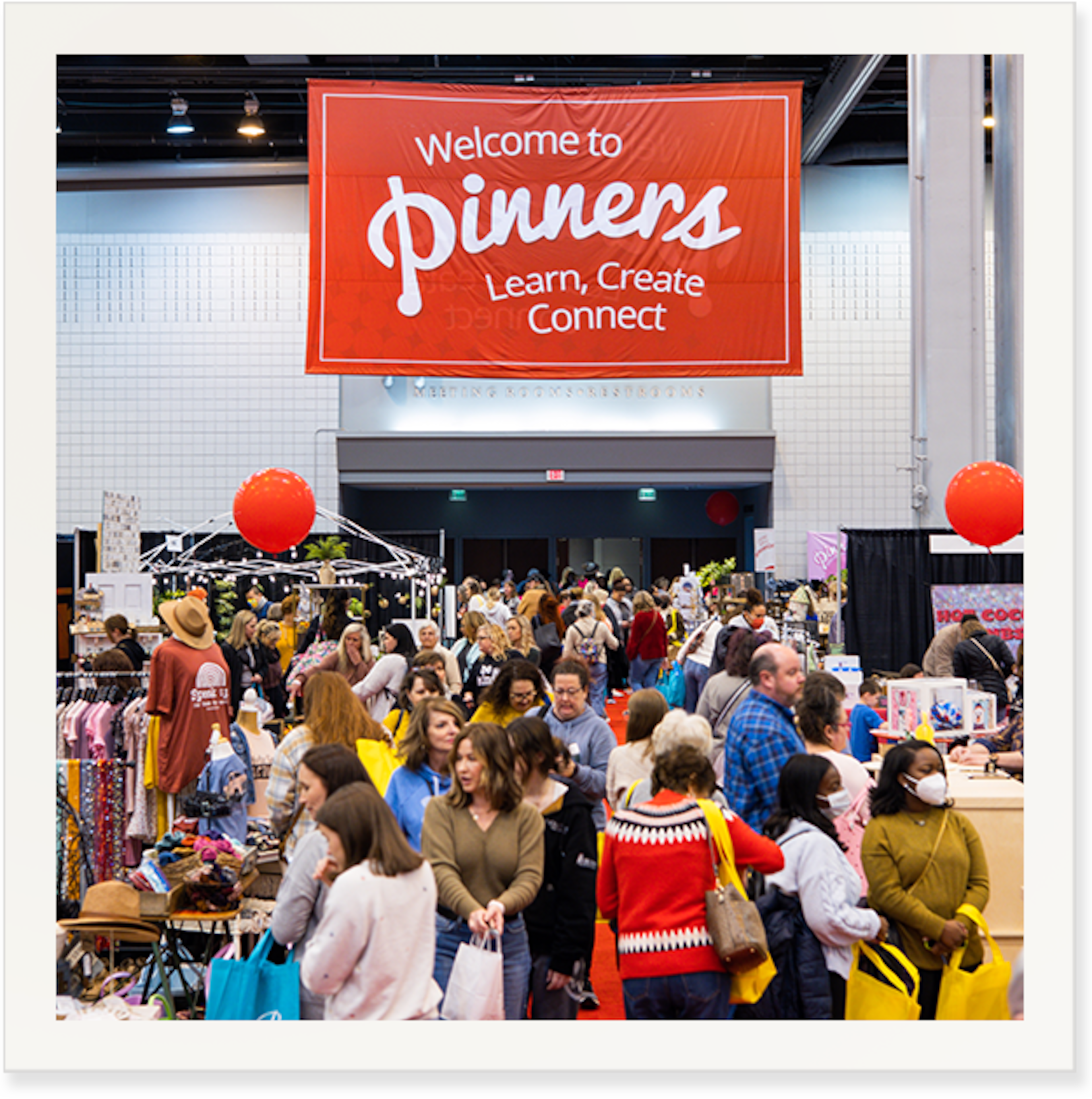 Take your choice of creative classes and shop at the Georgia Pinners Conference. (Courtesy of Georgia Pinners Conference)