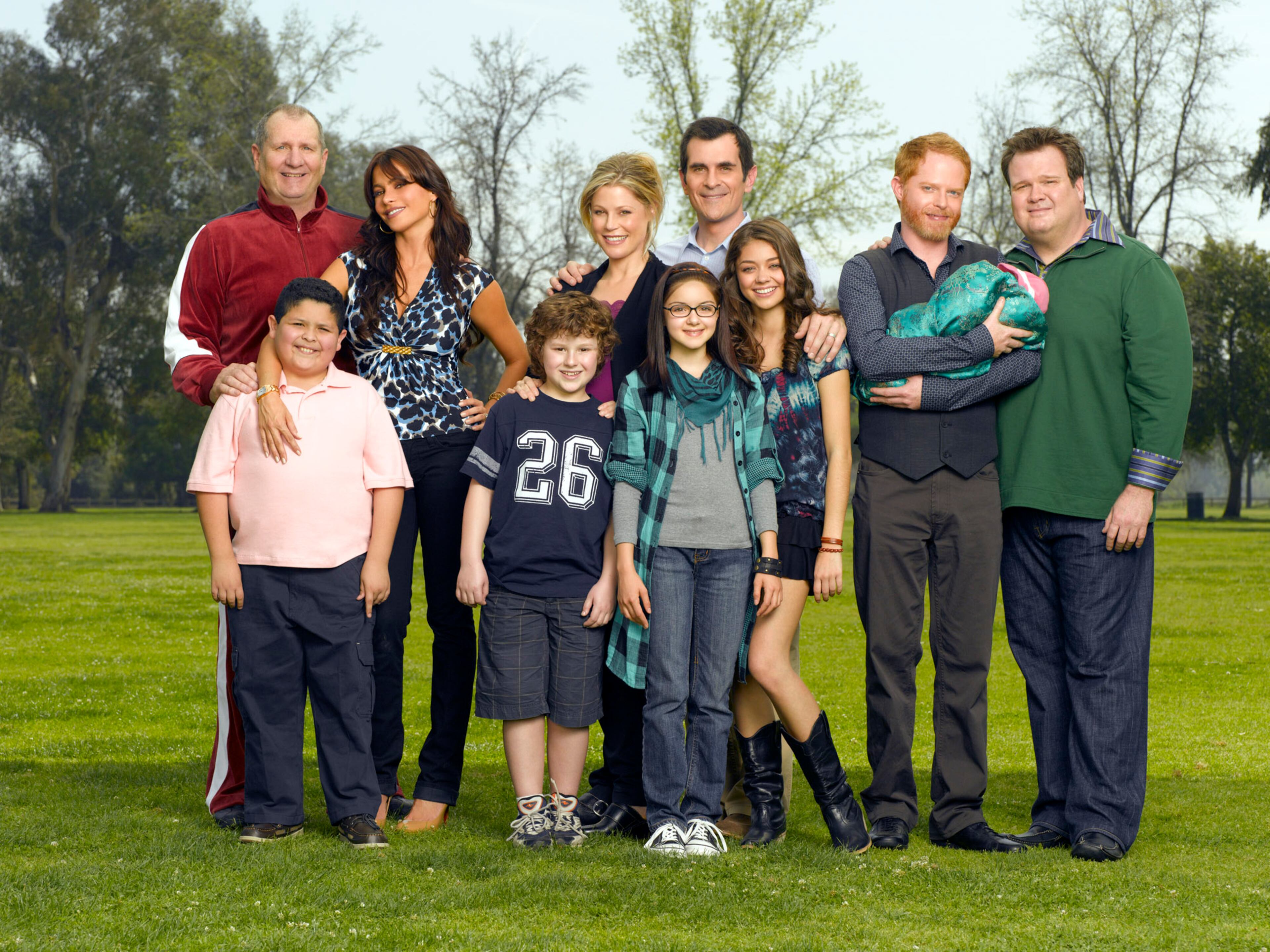 The first 12 episodes of ABC's "Modern Family" was recently added to Peacock Free. ABC/BOB D'AMICO