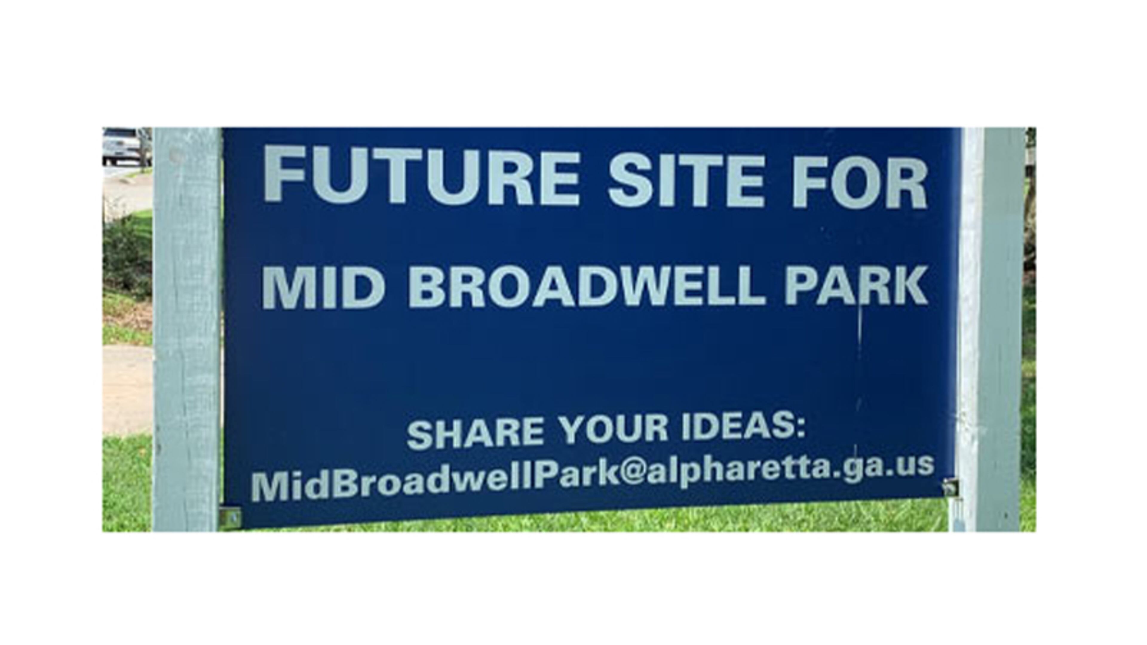 A community input session on the future Mid-Broadwell Park is set for 4 p.m. Wednesday, Aug. 21, at the park site, 1480 Mid Broadwell Road.