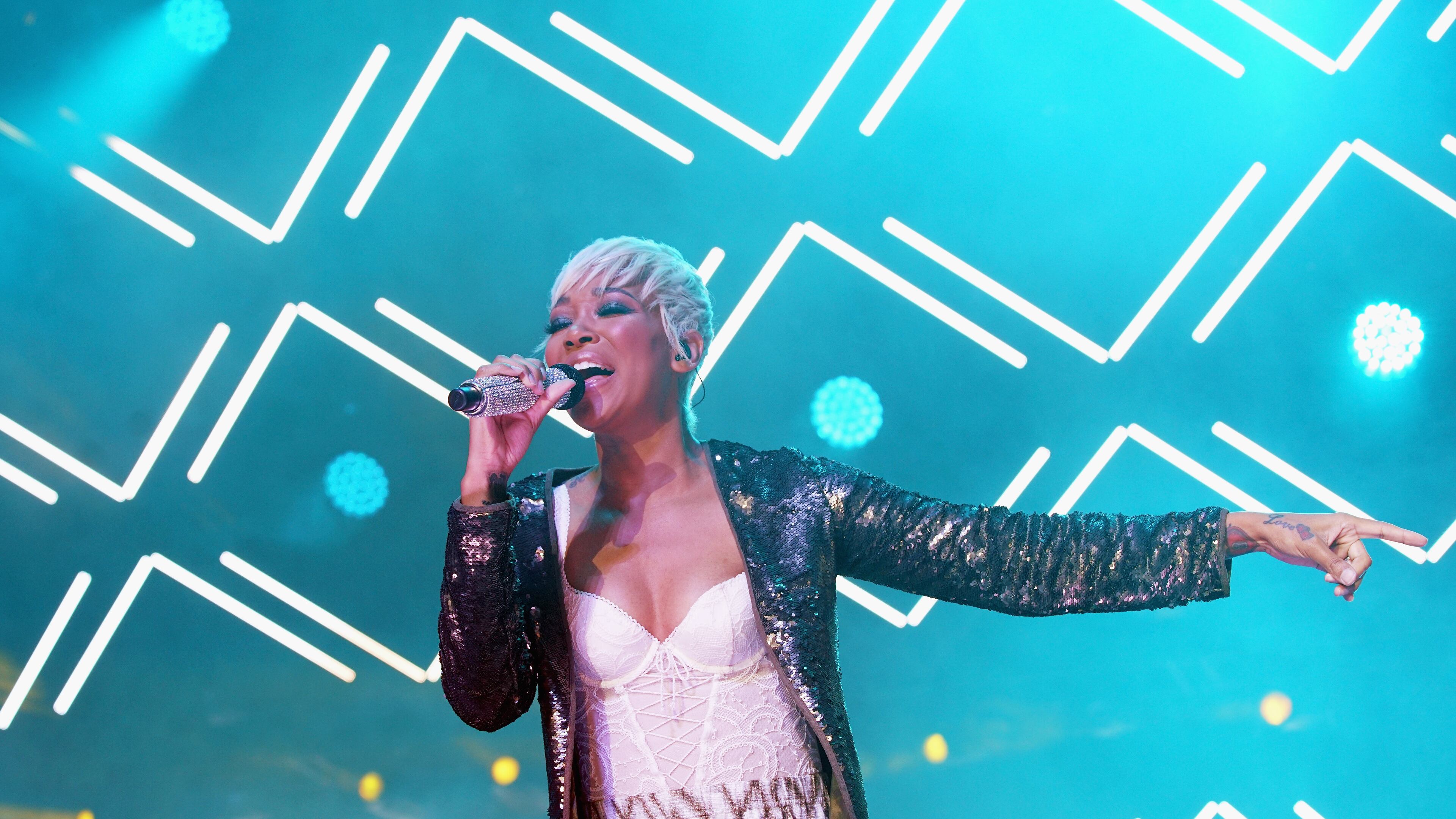 Monica performed at the Essence Festival in July. (Photo by Bennett Raglin/Getty Images for 2017 ESSENCE Festival)