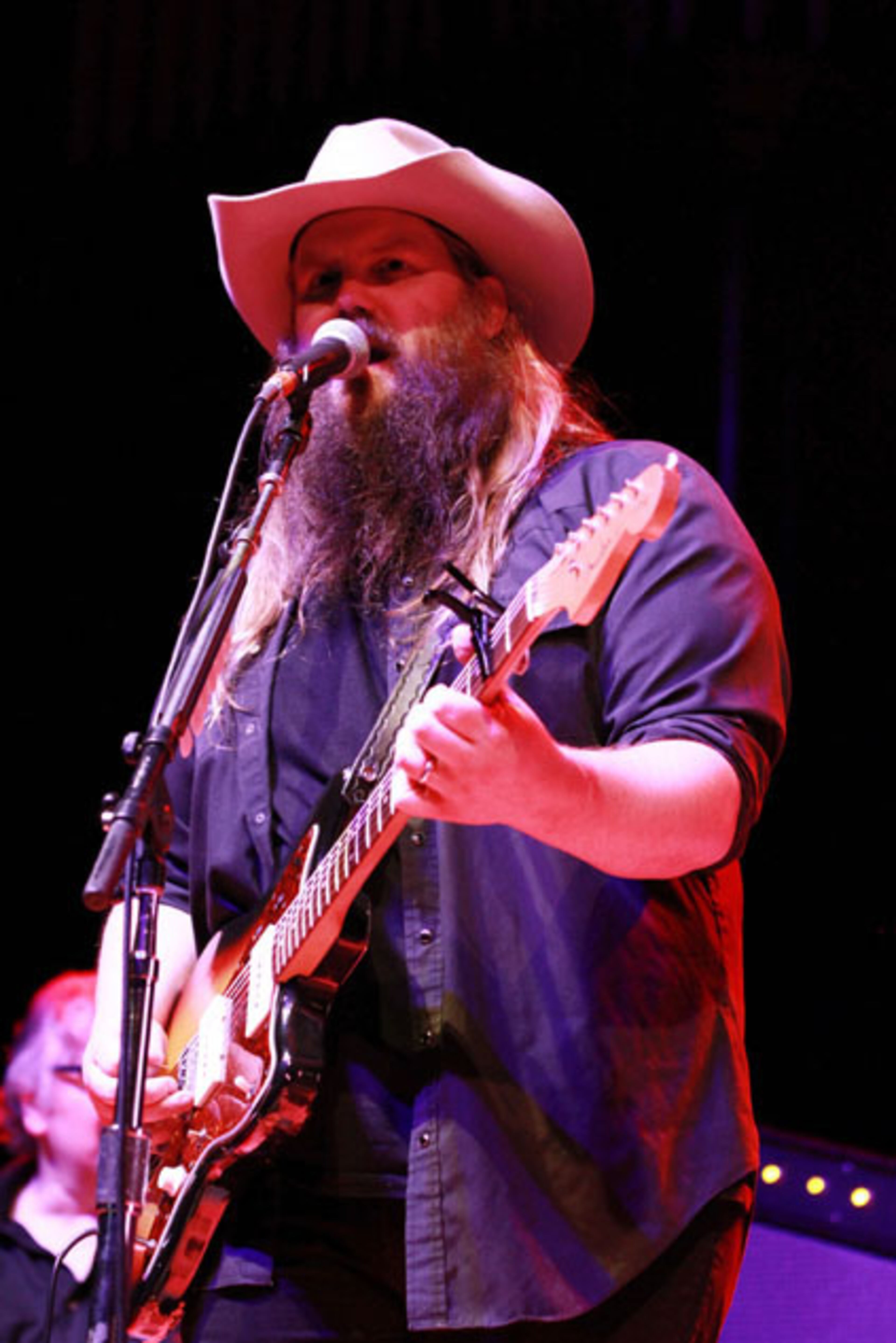 Chris Stapleton performs during the first of two sold-out performances Thursday, Jan. 7, 2016, at the Tabernacle in Atlanta. Robb D. Cohen /RobbsPhotos.com