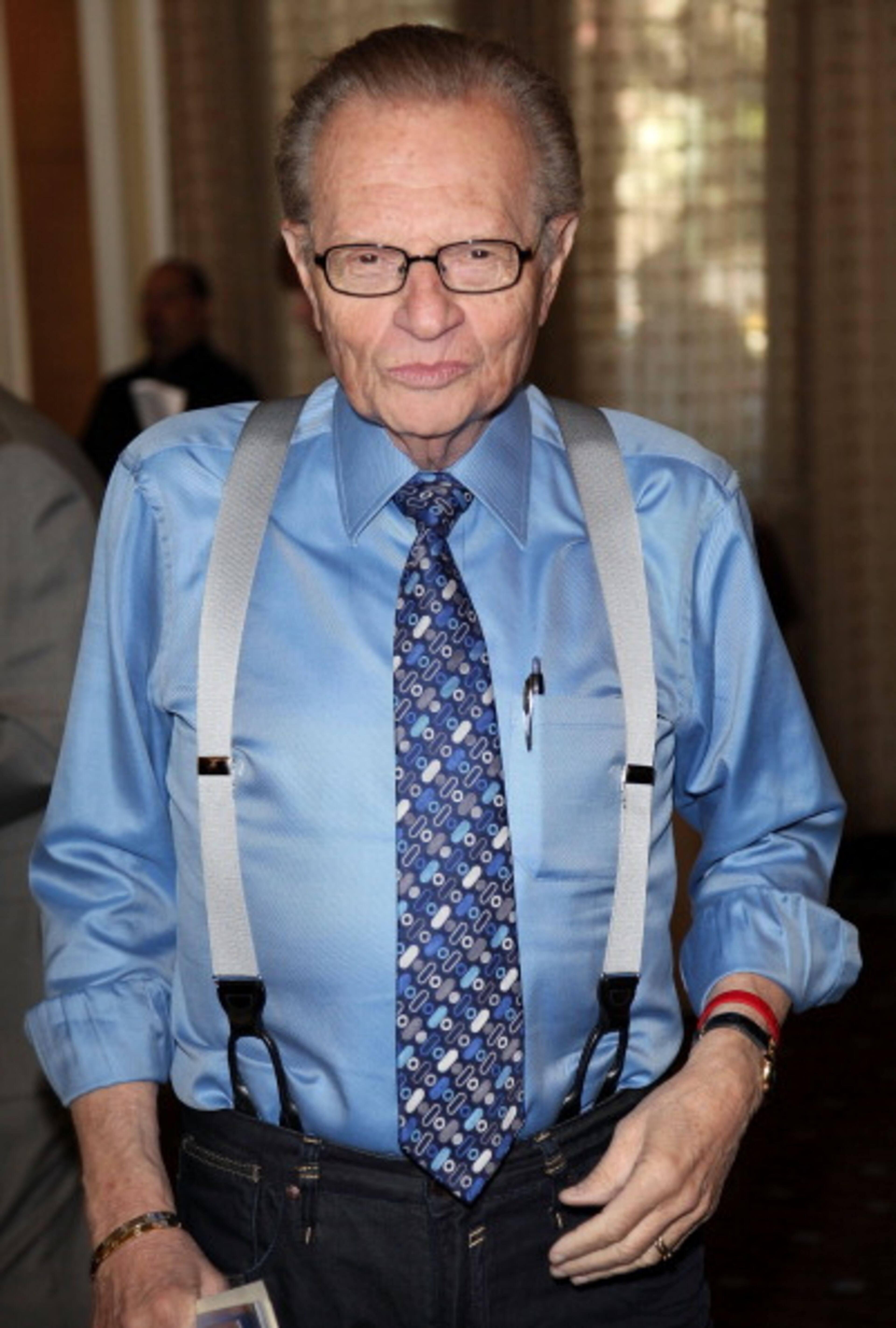 BEVERLY HILLS, CA - APRIL 12: Larry King attends HRTS presents the "Unscripted Hitmakers" newsmaker luncheon at The Beverly Hilton hotel on April 12, 2011 in Beverly Hills, California. (Photo by Brian To/FilmMagic)