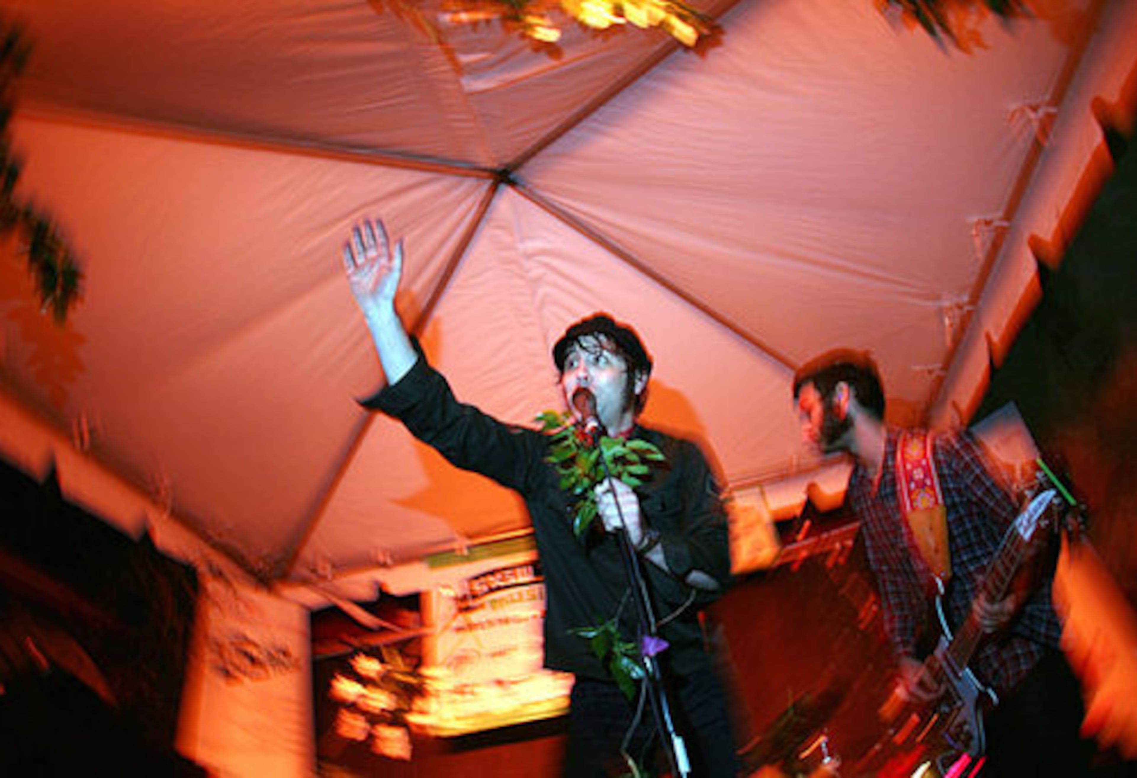 The Shakeltons from Chambersburg, Pa., perform at Habana Calle 6 Patio during SXSW.