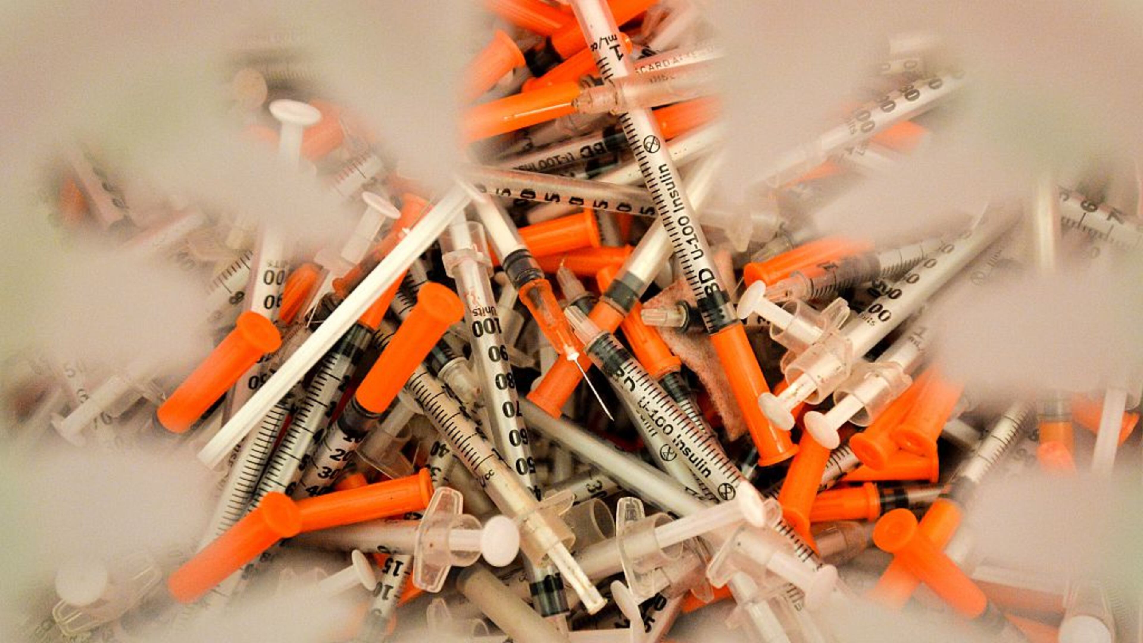 Used syringes.