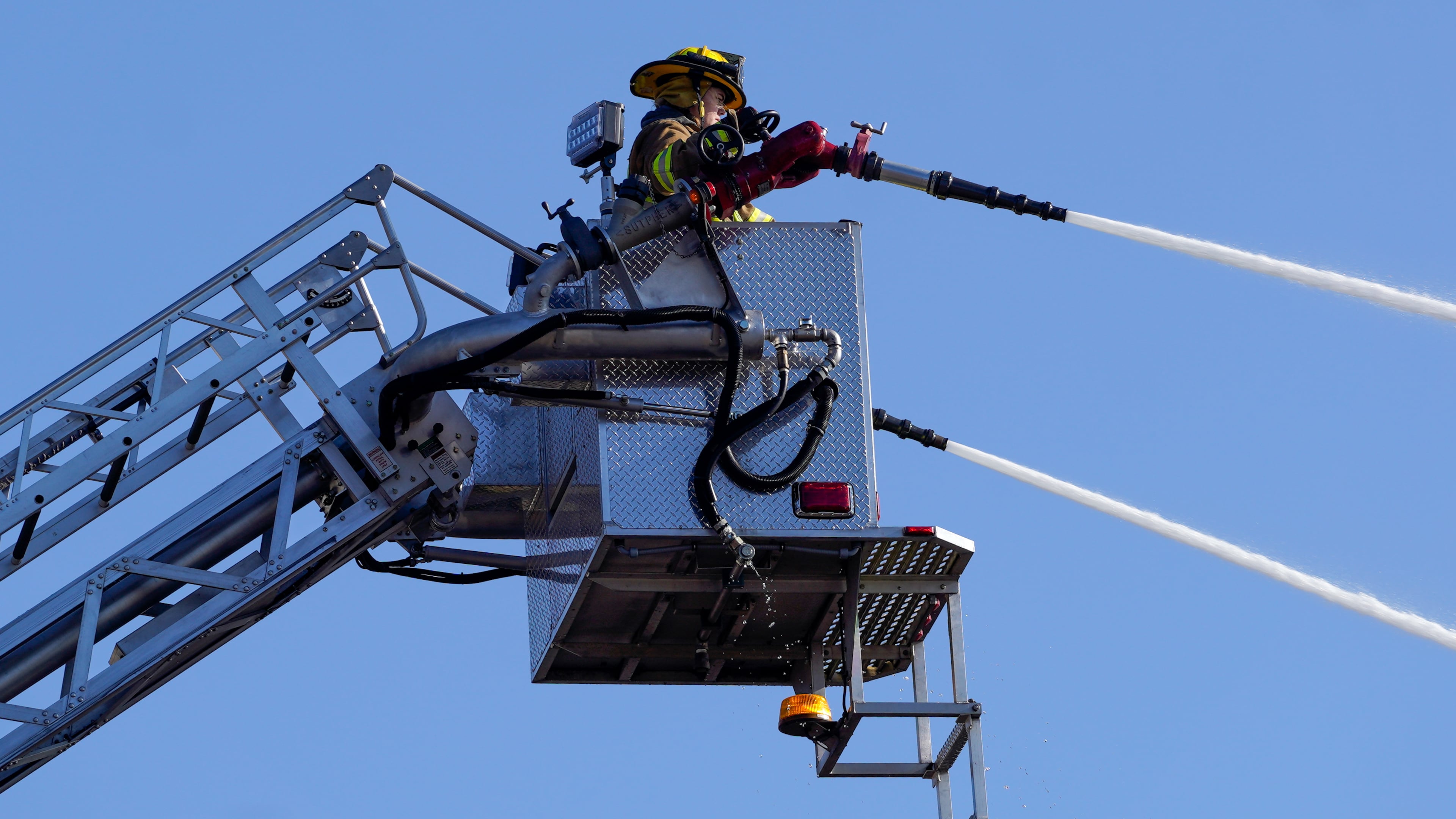 The Fairburn Fire Department said in a social media post it was just one agency that responded to a large warehouse fire on Mallory Road. (Ben Hendren/AJC file photo)