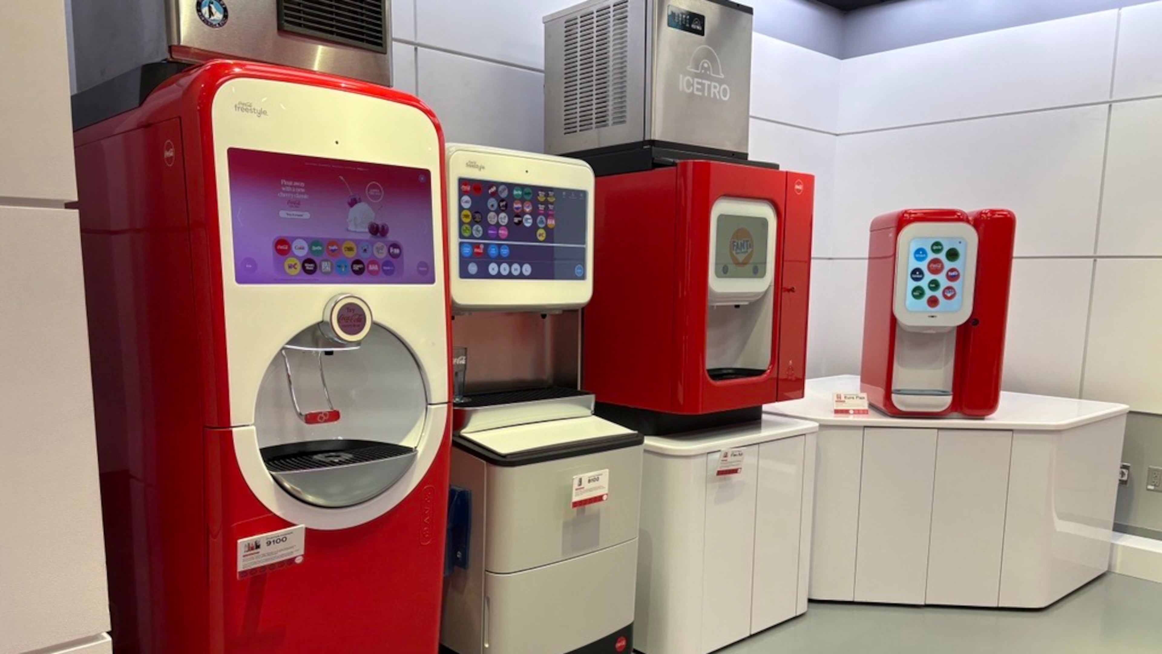 Coca-Cola equipment, such as its Freestyle soda fountain, is developed at a hidden lab in Atlanta, not far from the company headquarters. (Courtesy of Coca-Cola)