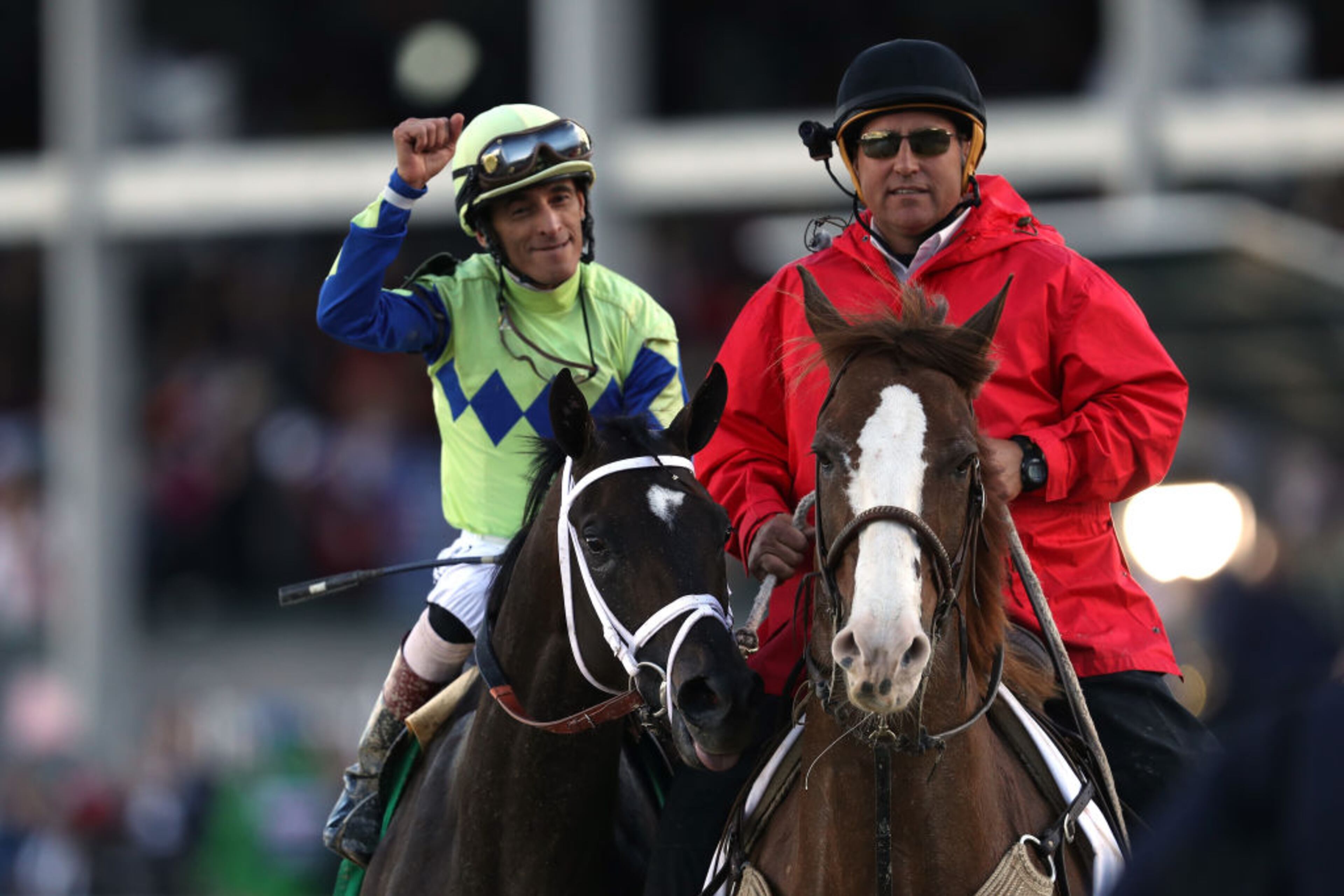 LOUISVILLE, KY - MAY 06: Always Dreaming #5, ridden by jockey John Velazquez, runs down the stretch during the 143rd running of the Kentucky Derby at Churchill Downs on May 6, 2017 in Louisville, Kentucky. (Photo by Andy Lyons/Getty Images)