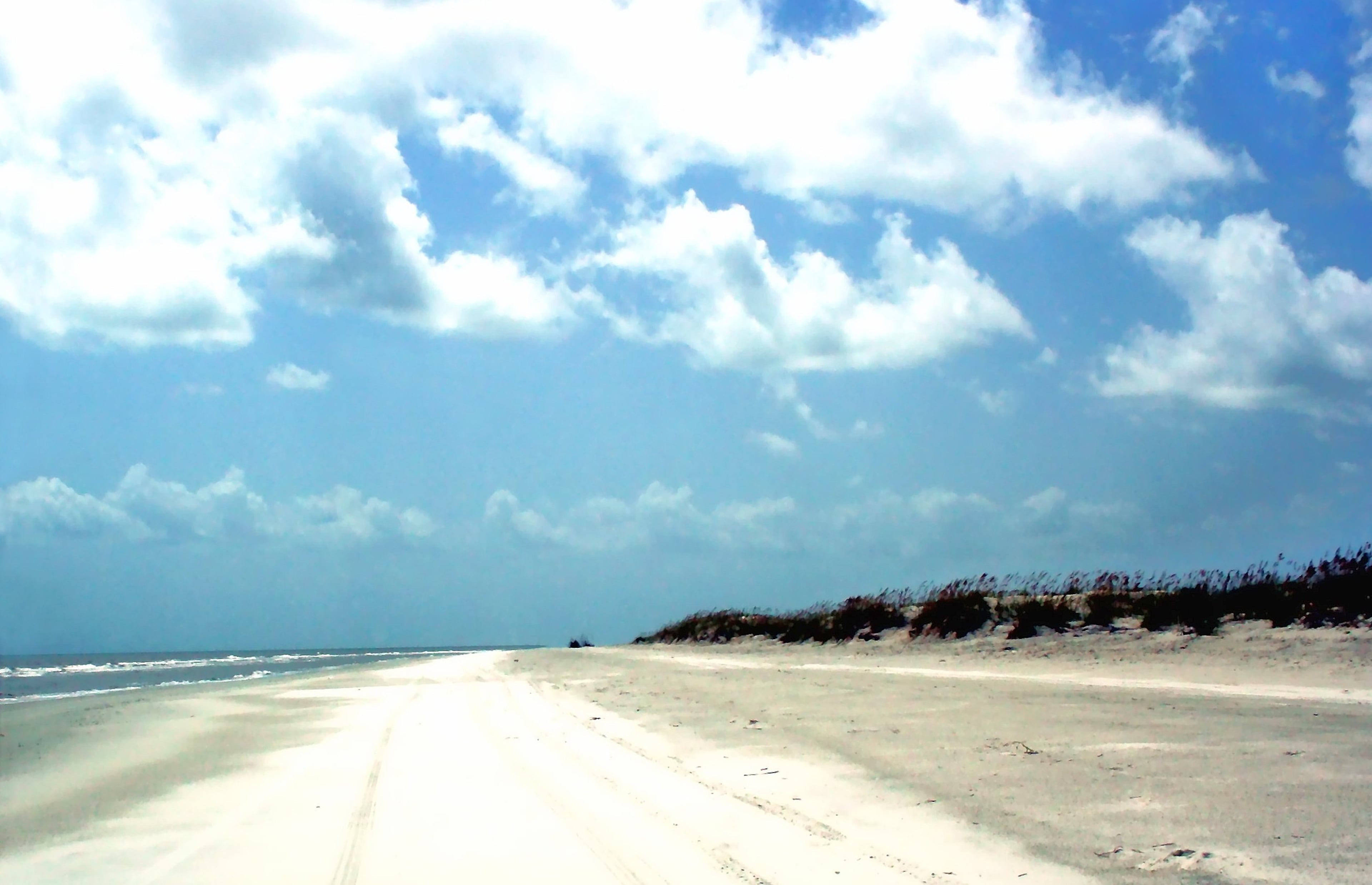 Cumberland Island's sandy beach is a main draw for visitors. Most of the 40,000 visitors to Cumberland each year are day-trippers, staying about six hours. Merely setting foot on Cumberland, however, is like stepping back in time. - Charles Seabrook, for the AJC