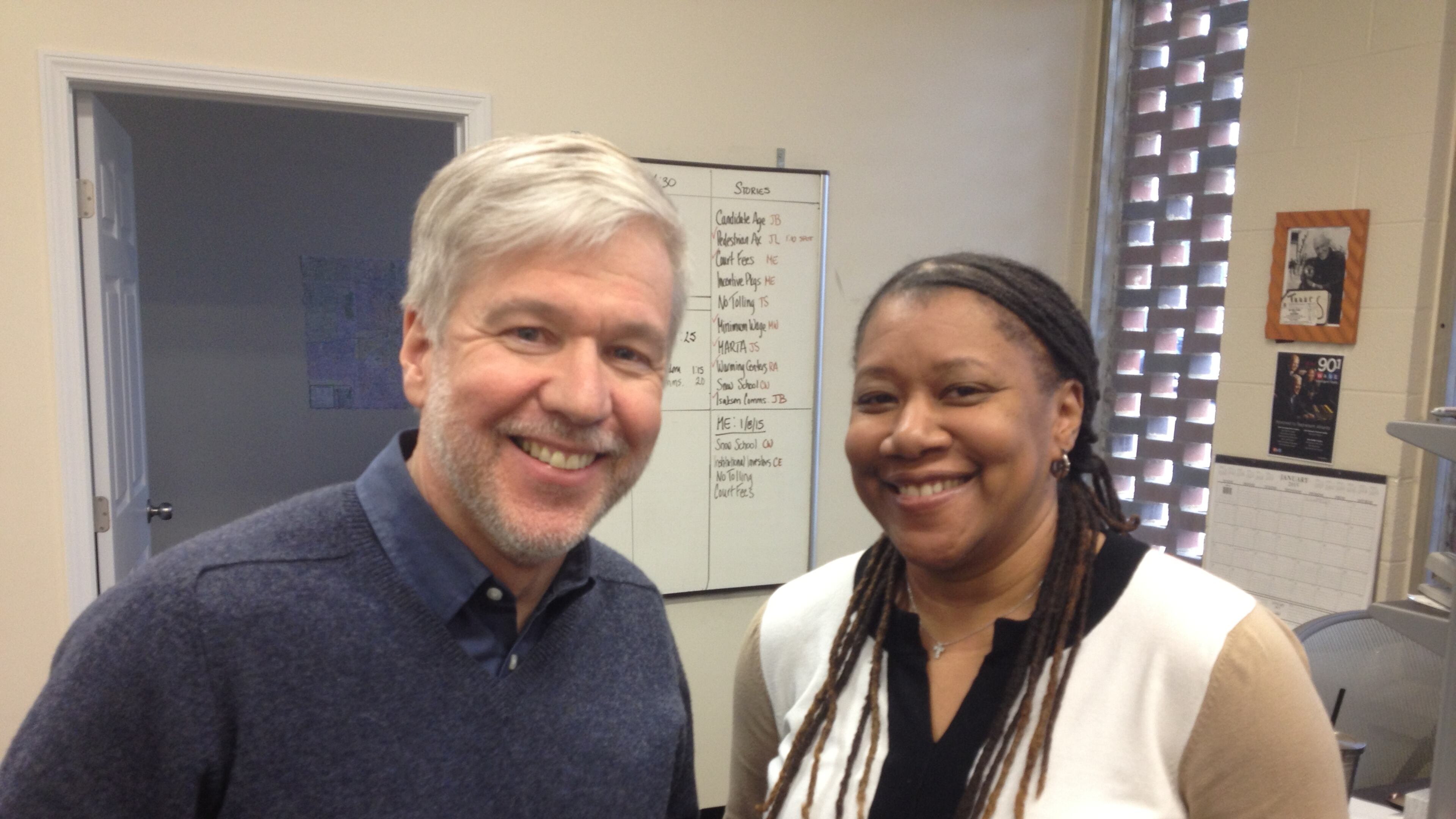 Denis O'Hayer and Rose Scott will be hosting a new two-hour noon show starting January 12, 2015. CREDIT: Rodney Ho/rho@ajc.com