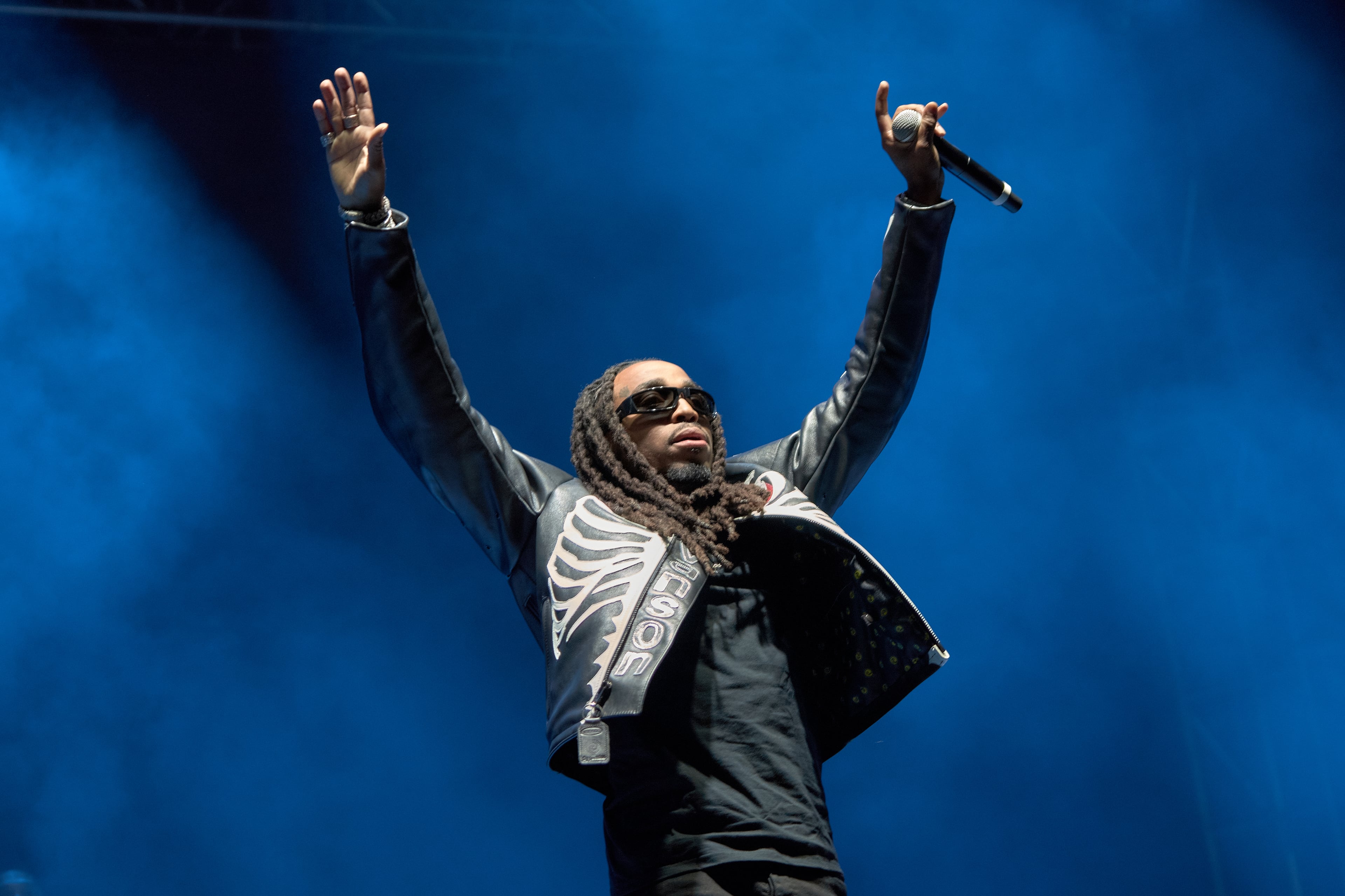 Migos’ Quavo at ONE MusicFest held at Central Park on October 8, 2022, in Atlanta, Georgia.