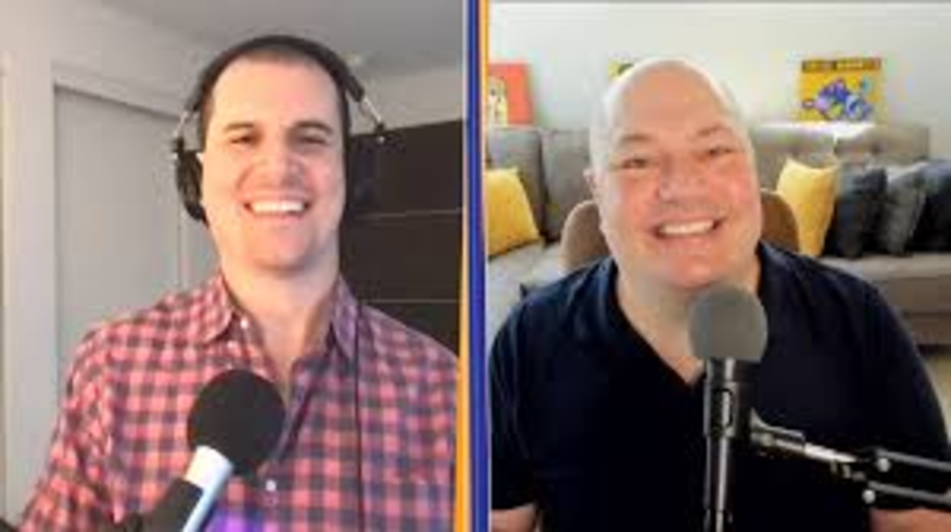 Ronnie Karam and Ben Mandelker are hosts of "Watch What Crappens" podcast about Bravo reality shows. They appear at the Variety Playhouse on Sunday, March 23, 2025. Courtesy of BRAVO