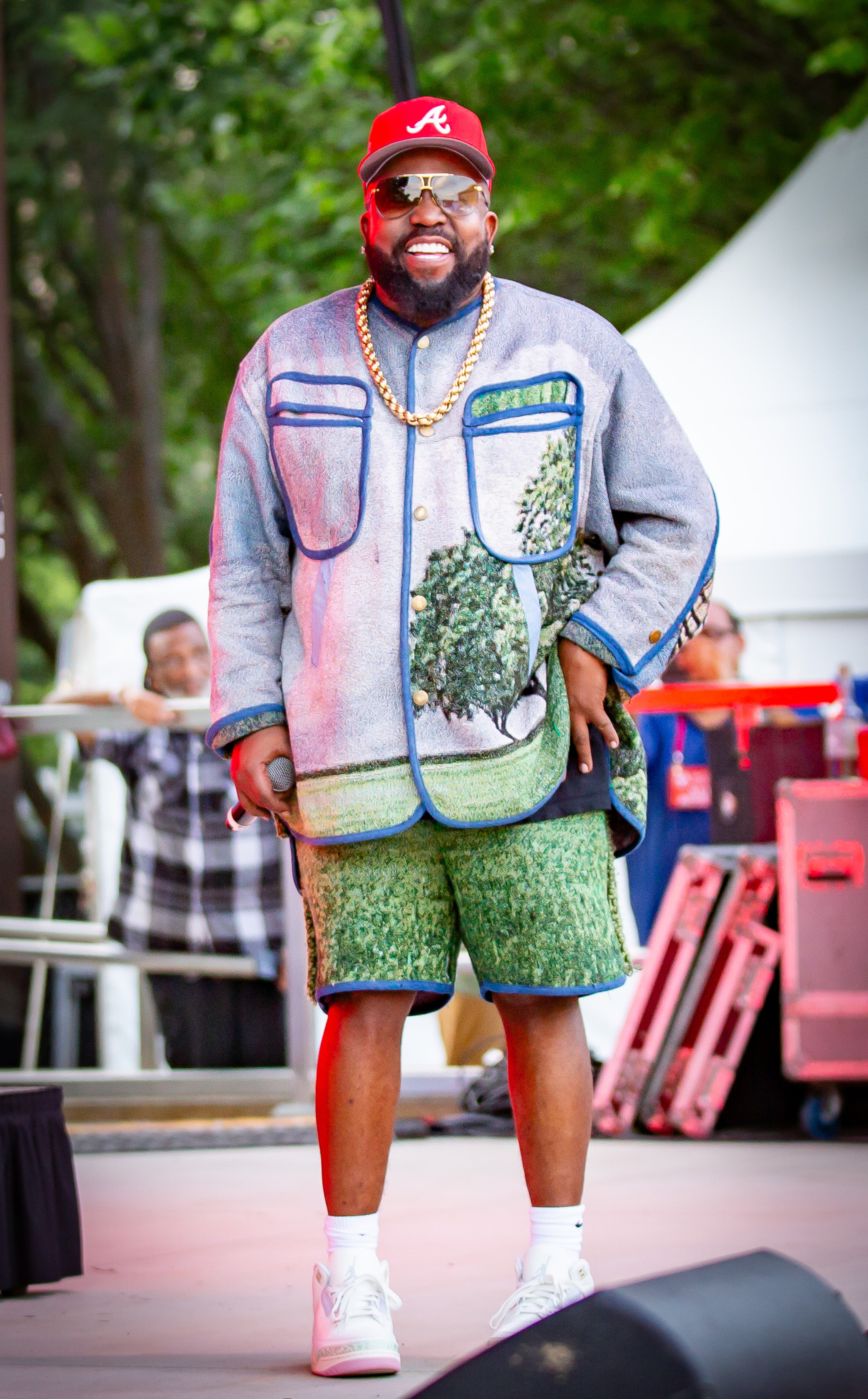 Big Boi plays to his hometown crowd at Decatur WatchFest '26 on Thursday, June 11, 2026 at Decatur Square. (Ryan Fleisher for the AJC)