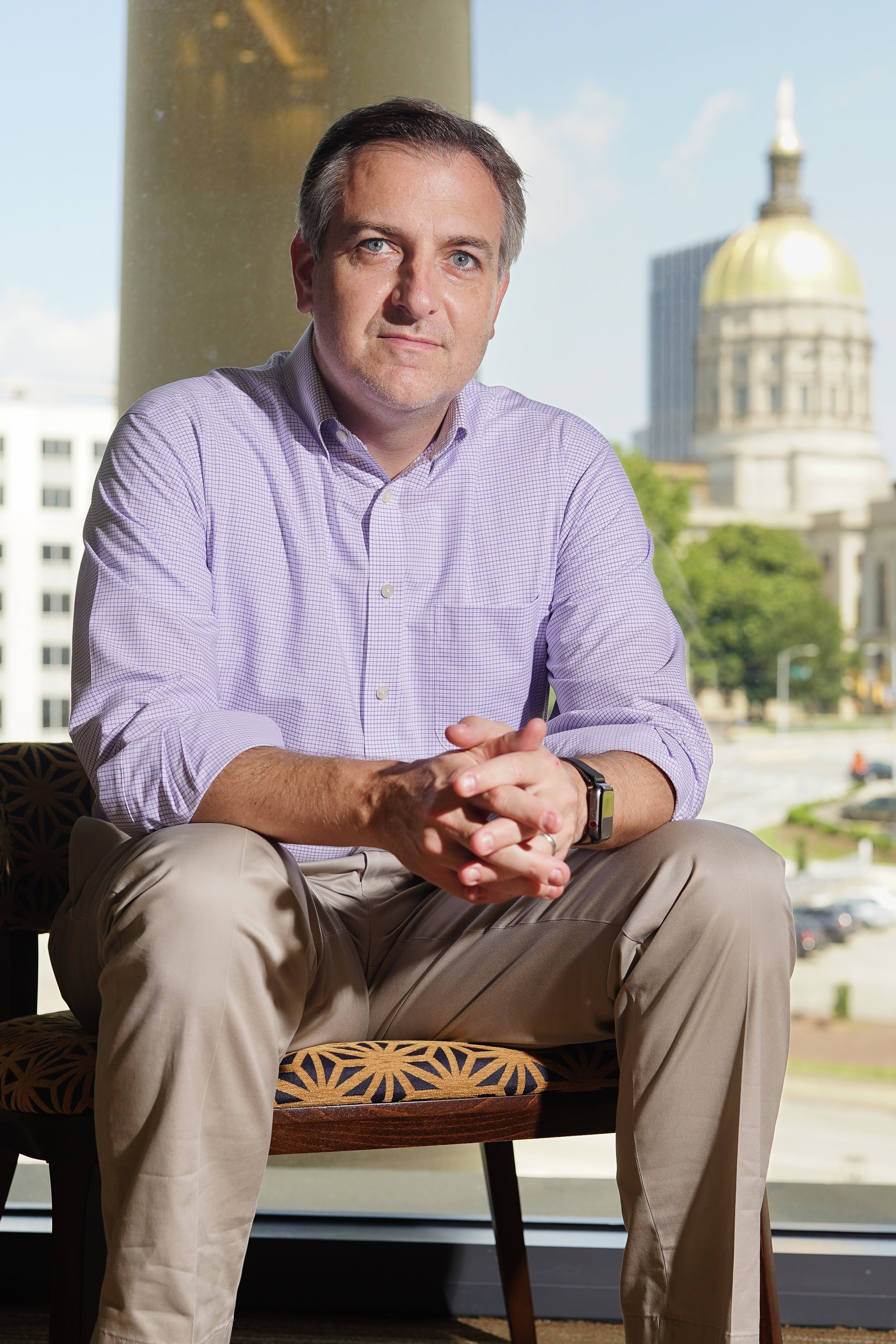 Attorney Walt Davis is the founding judge of the Georgia State-wide Business Court, to which he has helped expand access with a new state law. (Elijah Nouvelage for the AJC 2020)