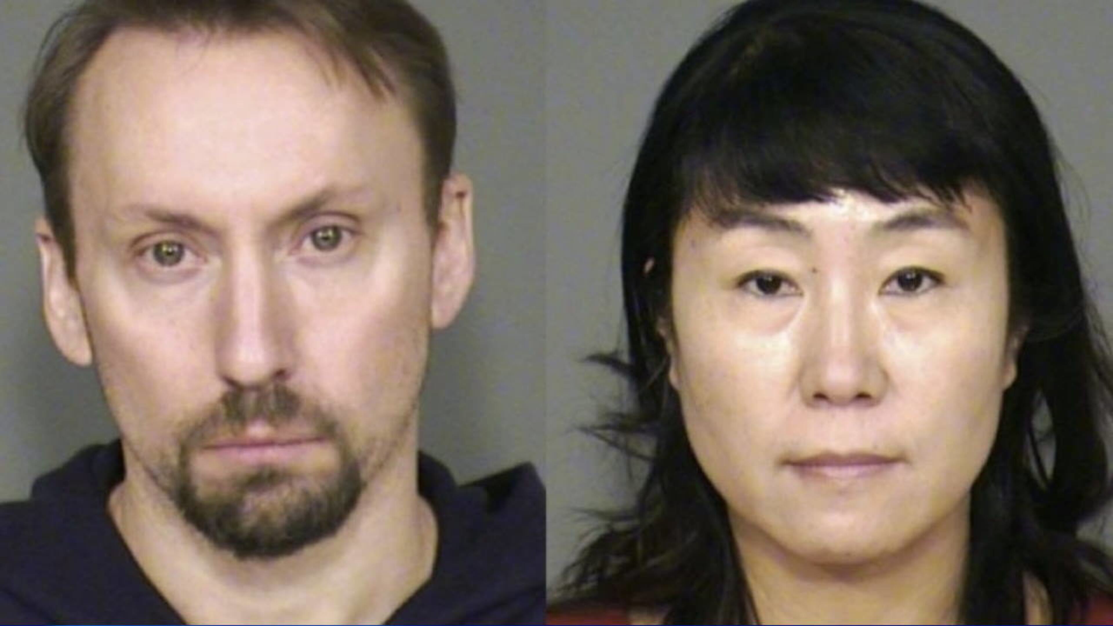 Zach Robbins and his wife, Jie Robbins, were arrested by Glendale police Friday.