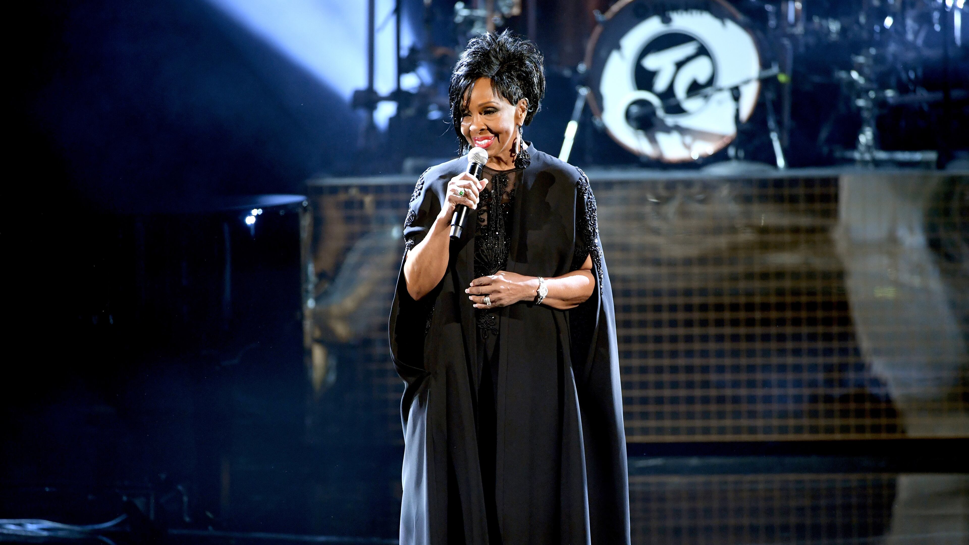 Gladys Knight performs onstage during the 2018 American Music Awards. Knight was recently tapped to sing the national anthem at Super Bowl LIII.