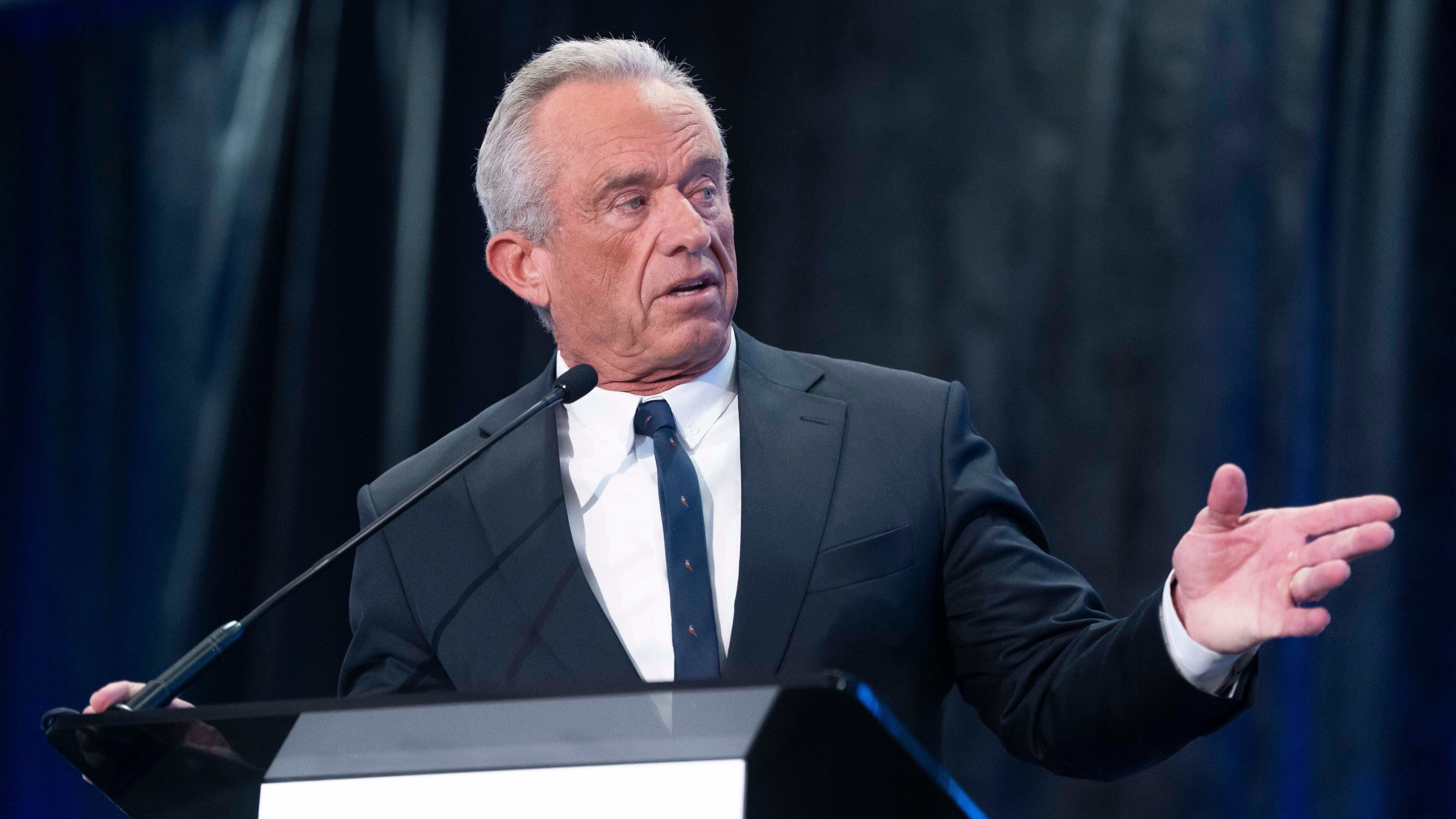 U.S. Secretary of Health and Human Services Robert F. Kennedy Jr. speaks during the Western Governors' Association meeting Thursday, Nov. 20, 2025, in Scottsdale, Ariz. (AP Photo/Rebecca Noble)