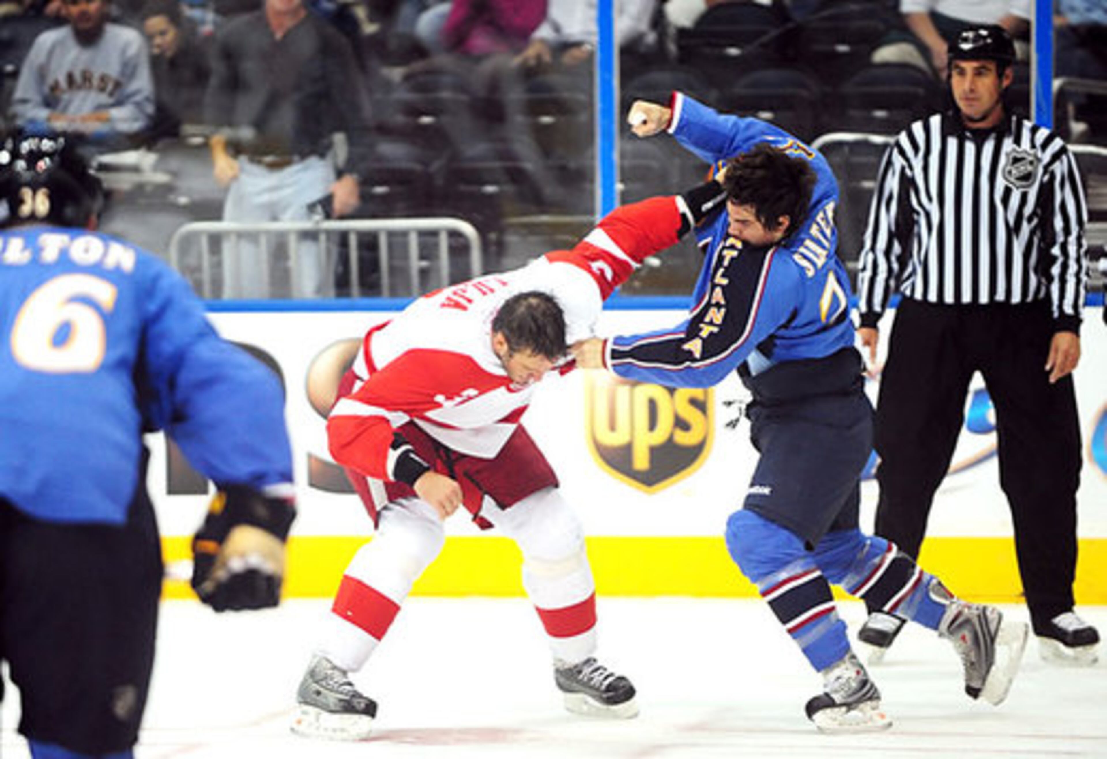 Slater and Lilja went toe--to-toe.