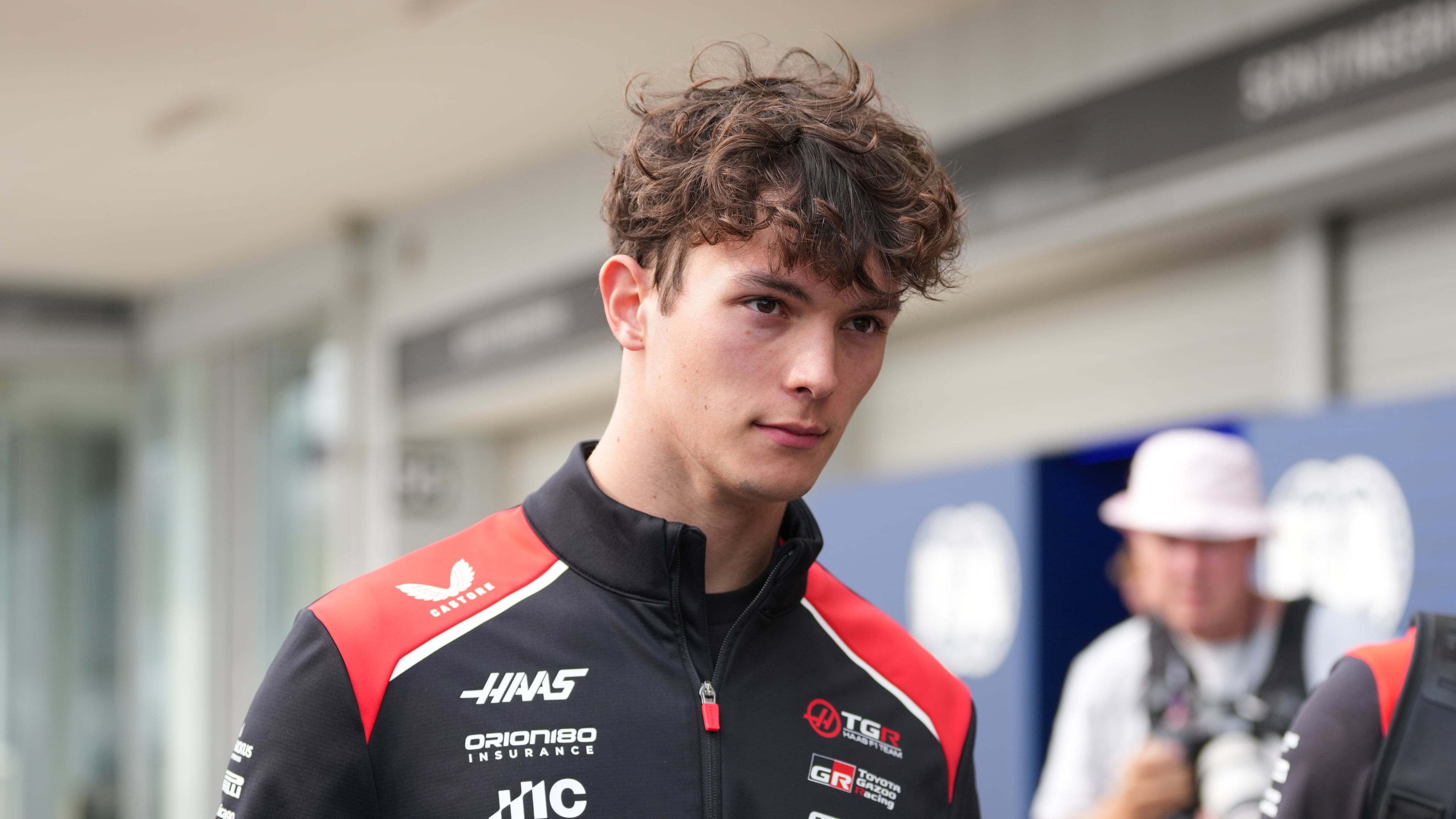 Haas driver Oliver Bearman of Britain walks down pit lane following his crash during the Japanese Formula One Grand Prix at Suzuka in central Japan, Sunday, March 29, 2026. (AP Photo/Eugene Hoshiko)