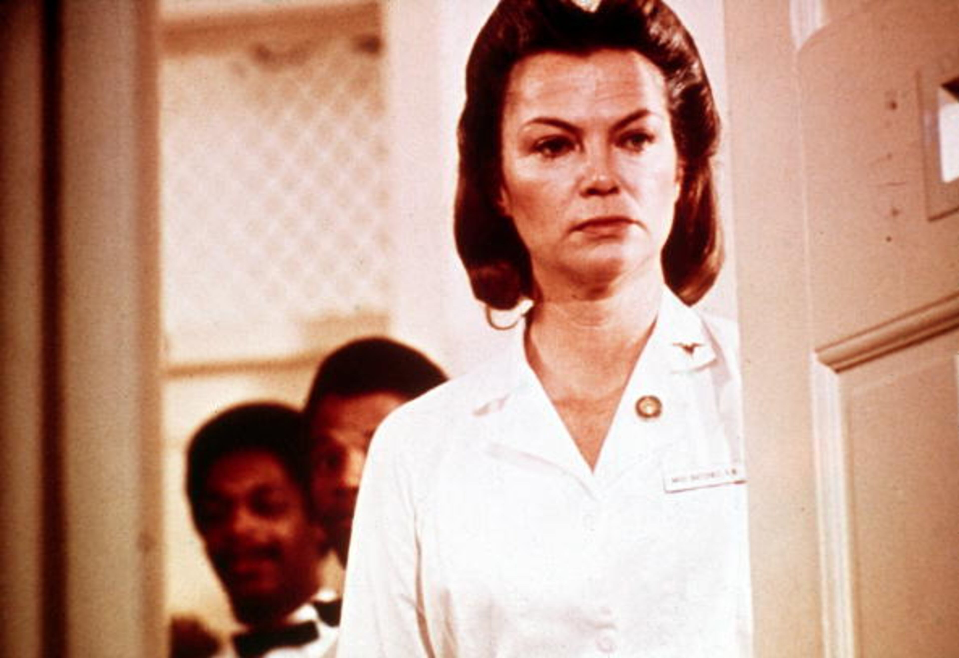 American actor Louise Fletcher is the nurse no one wants. Her impassive and cruel treatment of patients in 1975's 'One Flew Over the Cuckoo's Nest' earned her an Academy Award, one of five the movie won.