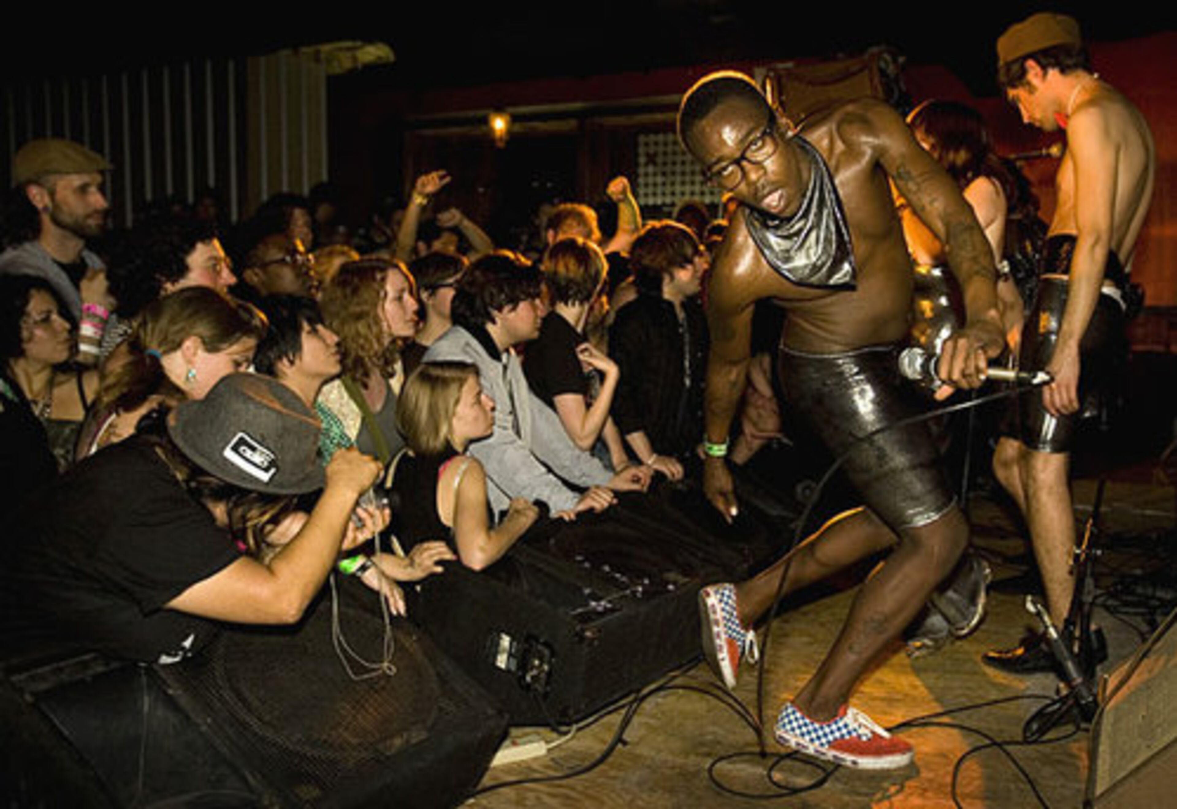 Gravy Train!!!! performs at the Radio Room at the SXSW festival.