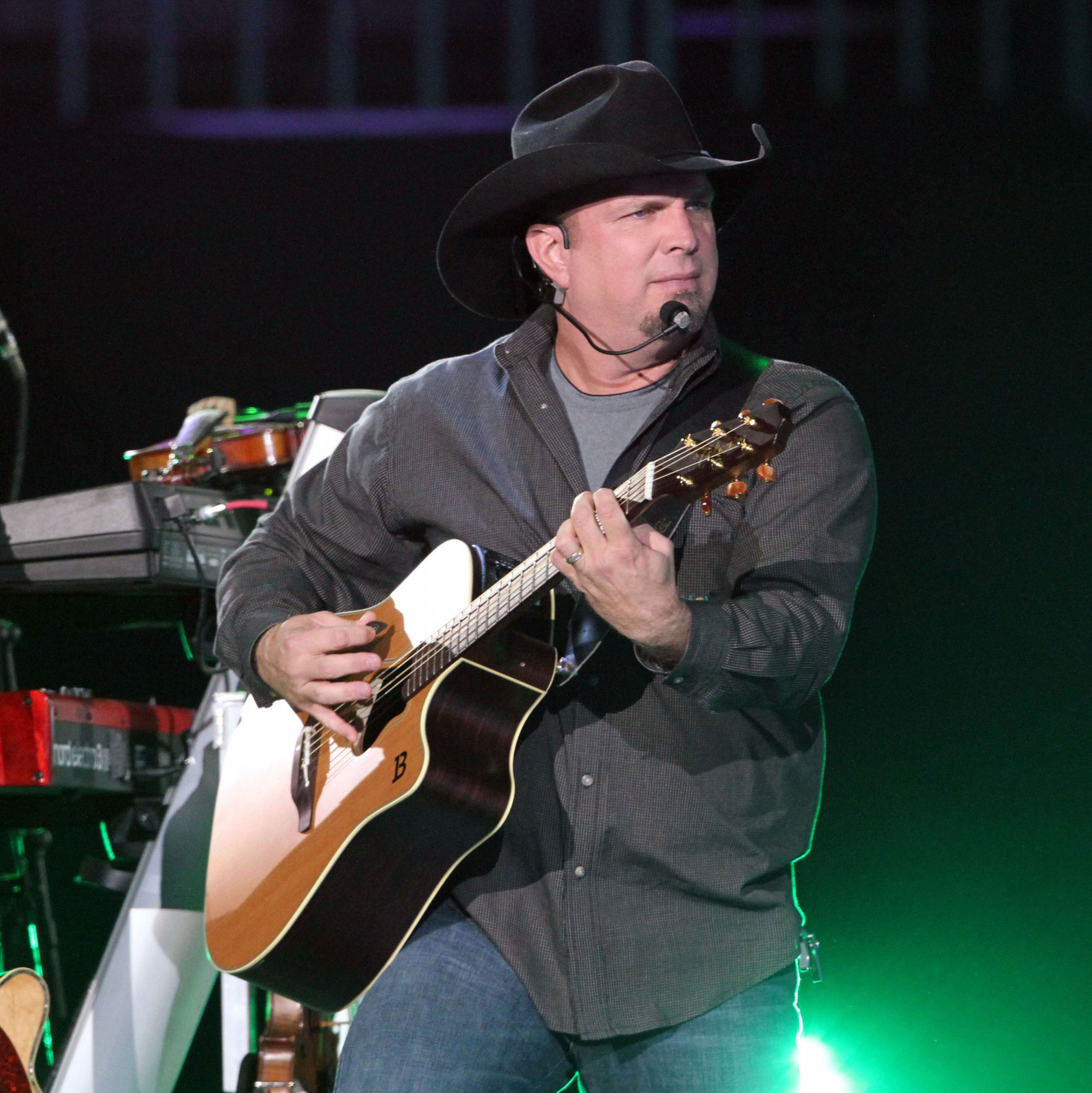 Legendary country singer-songwriter-guitarist Garth Brooks played the first t of seven sold out shows Friday evening at Philips Arena. Robb D. Cohen/RobbsPhotos.com