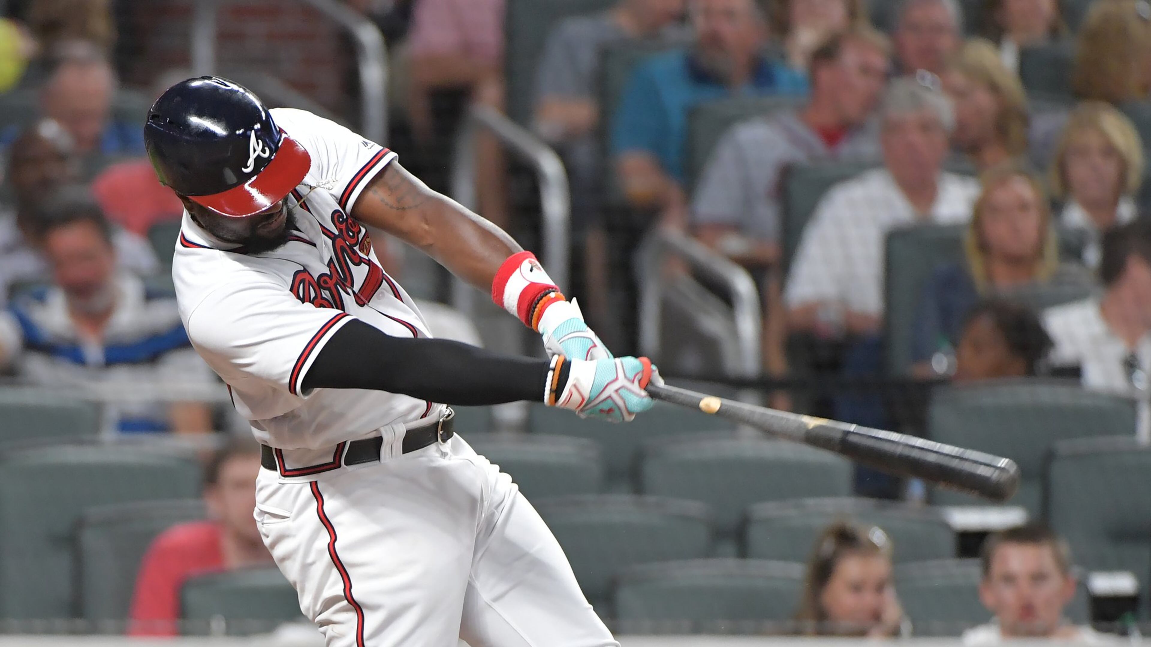 Braves second baseman Brandon Phillips missed his second consecutive start since straining his groin, but he was available to pitch-hit Friday night and was expected back in the lineup Saturday. (HYOSUB SHIN / AJC file photo)