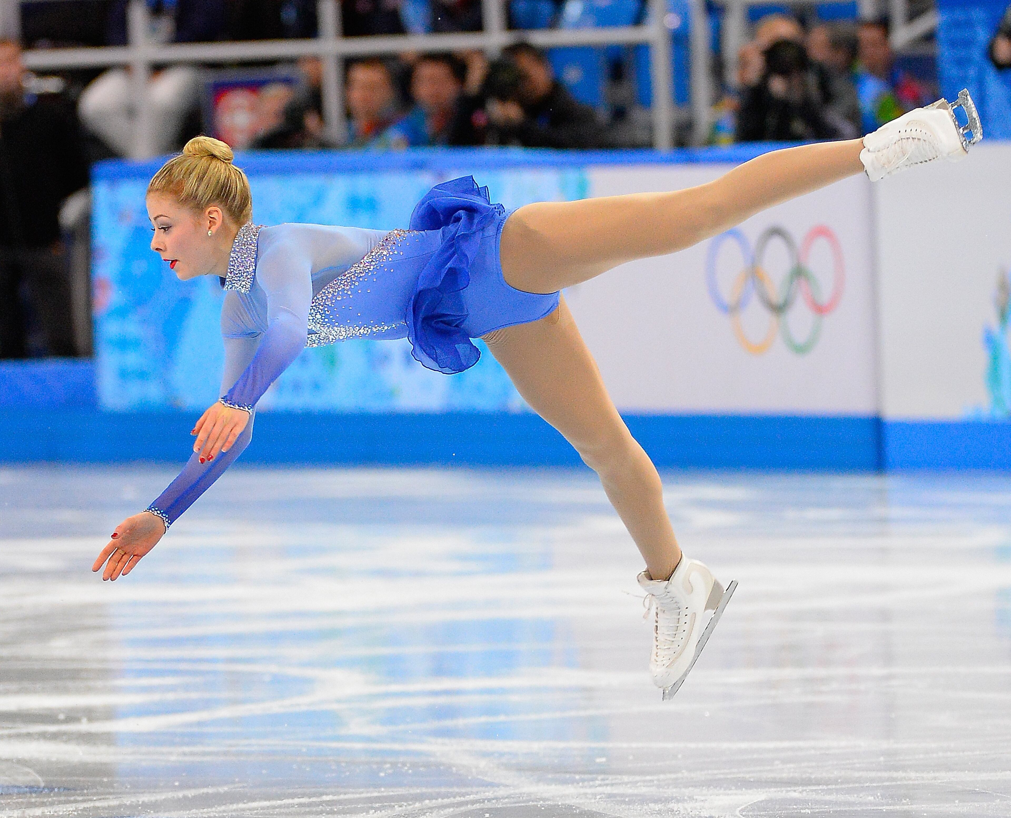 USA's Gracie Gold performs during the team ladies free figure skating dance short program at the Iceberg Skating Palace at the Winter Olympics in Sochi, Russia, Sunday, Feb, 9, 2014. The USA's team won the Bronze medal in the event. (Harry E. Walker/MCT)
