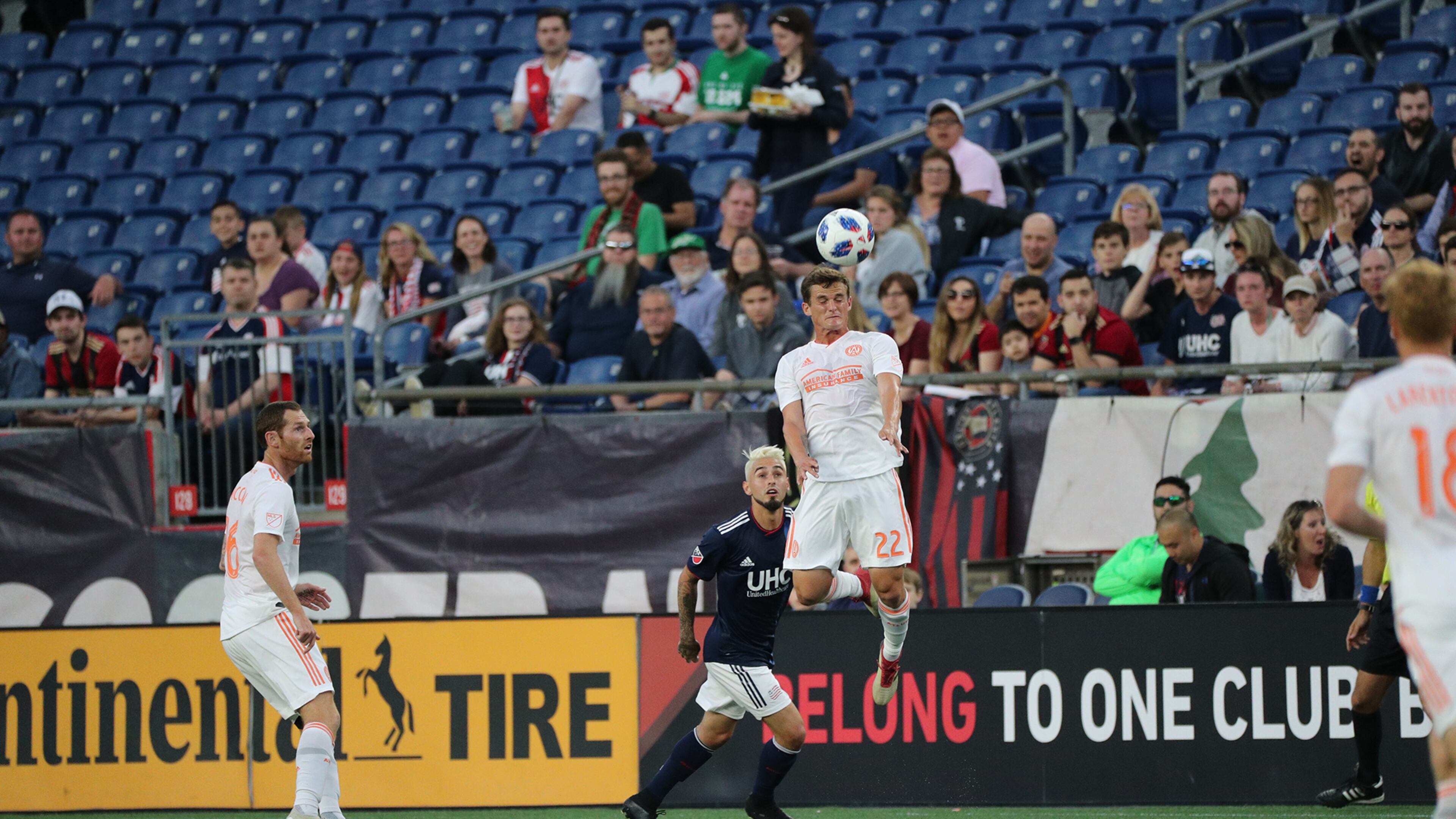 Atlanta United and New England tied 1-1 on Wednesday at Gillette Stadium. (Atlanta United)