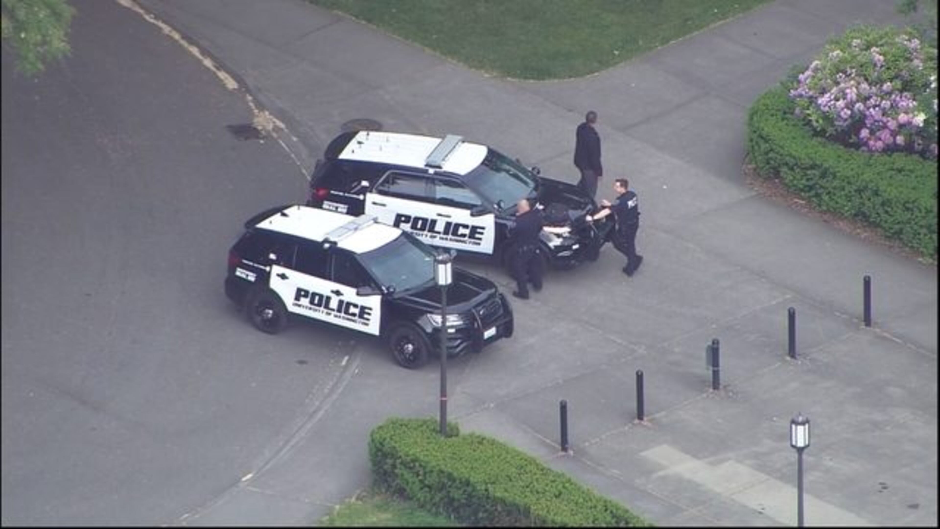 University of Washington police were called when a man caused an evacuation on campus.