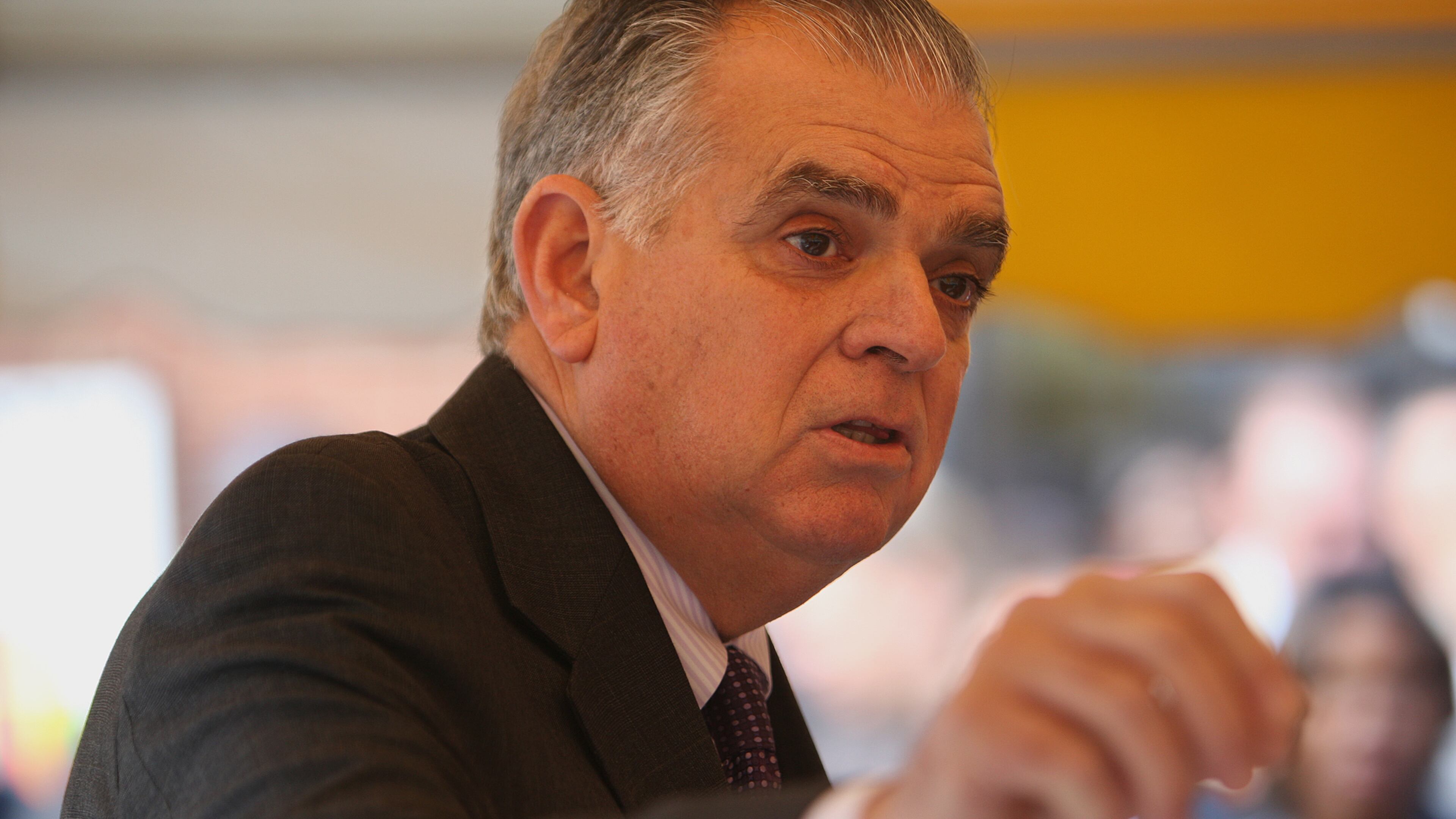 Feb. 2, 2012-Atlanta- Transportation Secretary Ray LaHood kicks-off Atlanta Streetcar construction of the new 2.6-mile Atlanta Streetcar line. The project will run through the heart of Atlanta's business, tourism and convention corridor. Vino Wong vwong@ajc.com Former U.S. transportation secretary Ray LaHood, who spoke in Atlanta this week. AJC file/Vino Wong, vwong@ajc.com