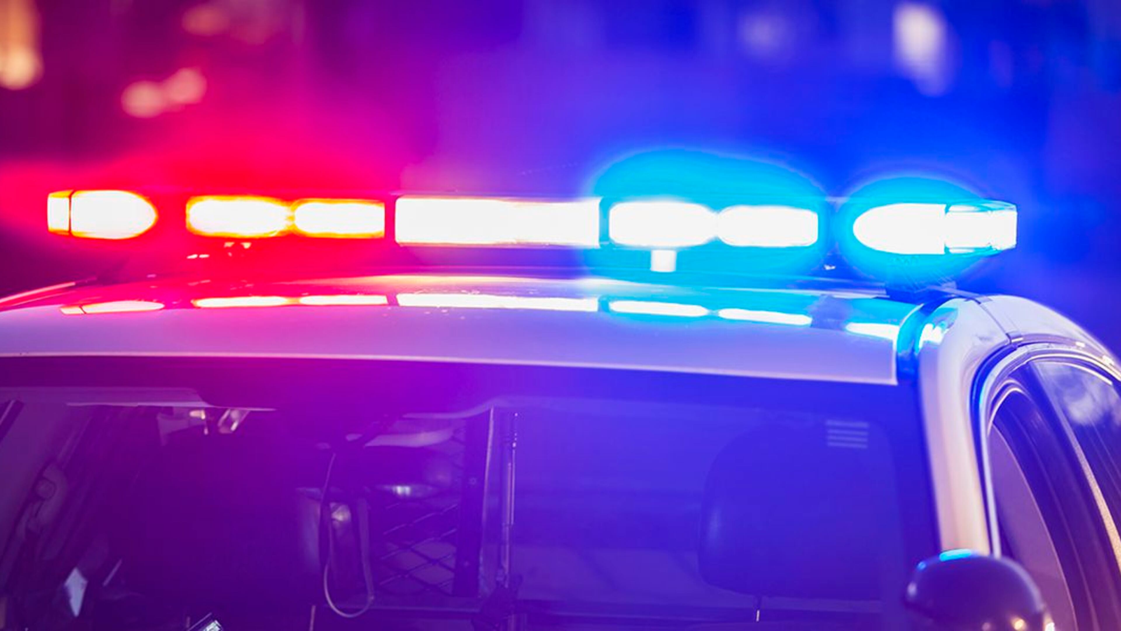 Stock photo of police lights.