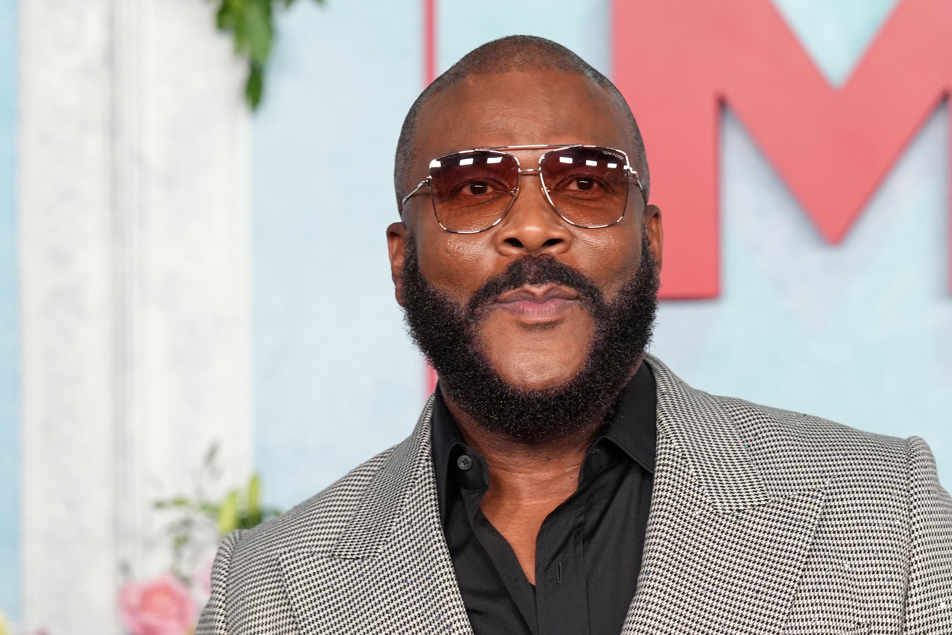 Tyler Perry, writer/director/cast member of "Why Did I Get Married Again?", arrives at a special screening of the film on Tuesday, Sept. 8, 2026, in Los Angeles. (Chris Pizzello/AP)