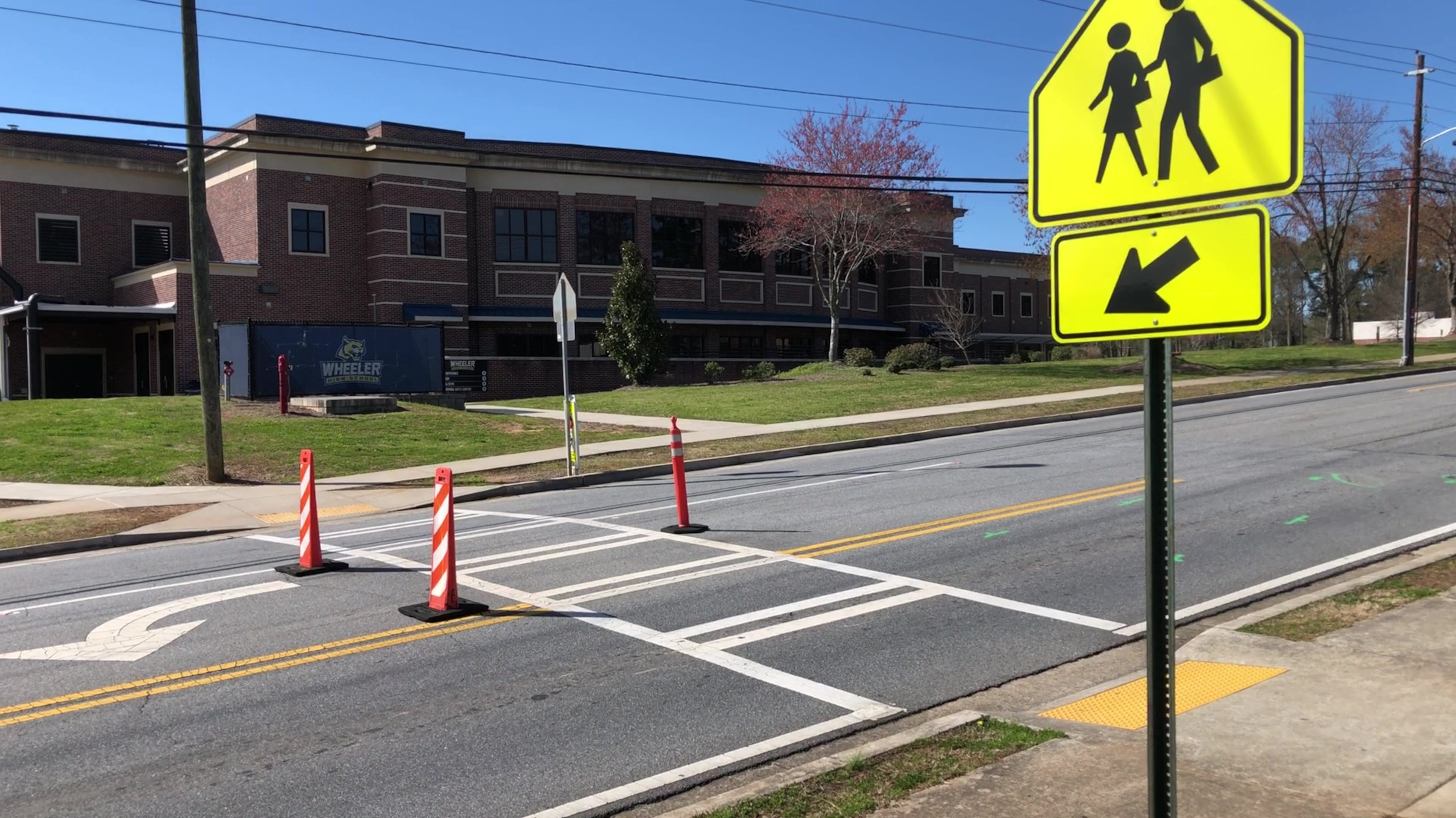 Cobb County has announced it will make improvements to Holt Road in front of Wheeler High School after two teenagers were hit by a car in March.