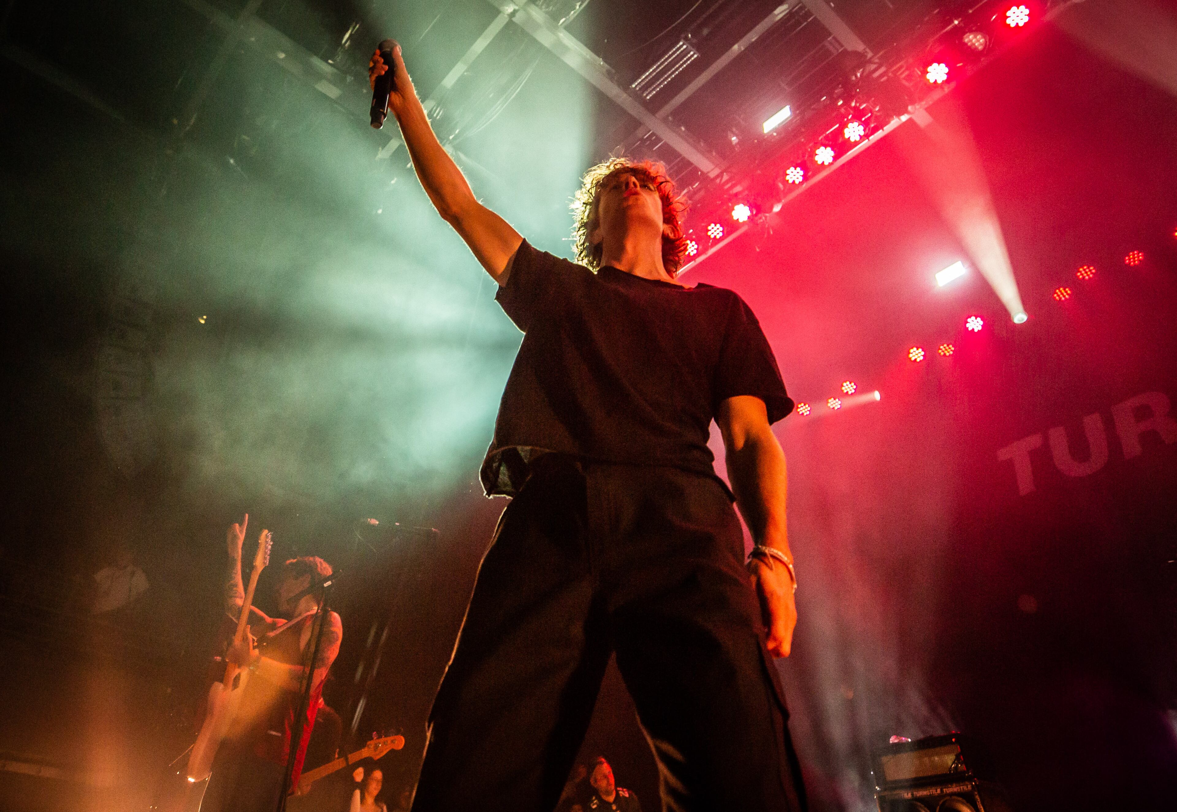 Rising Baltimore hardcore quartet Turnstile headlined the Coca-Cola Roxy on Nov. 14. Snail Mail opened the show.