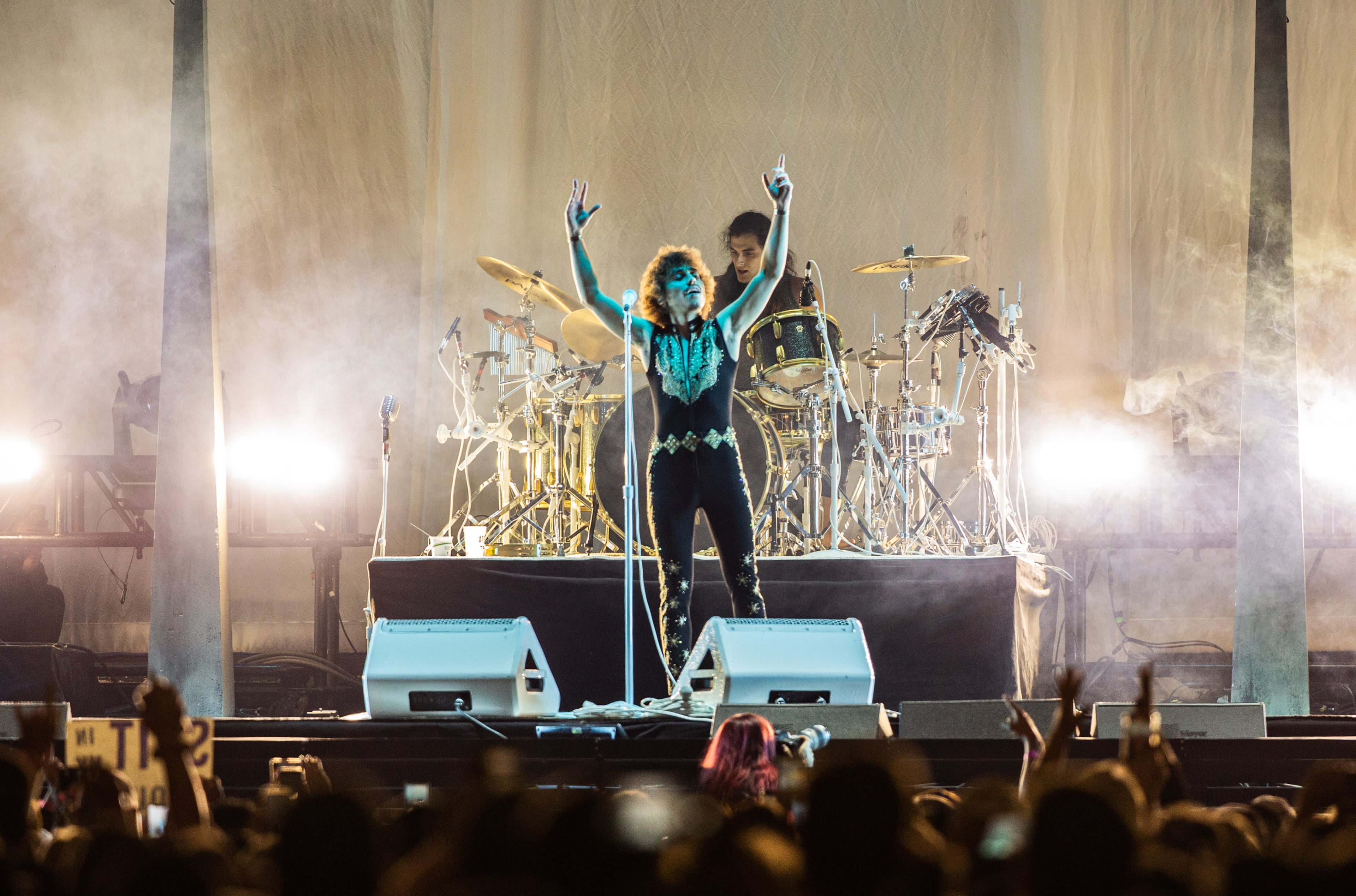 Greta Van Fleet (above), Cage the Elephant and Metallica rocked to sold-out Mercedes-Benz Stadium in Atlanta on Saturday, November 6, 2021, for the ATLive concert series. (Photo: Ryan Fleisher for The Atlanta Journal-Constitution)