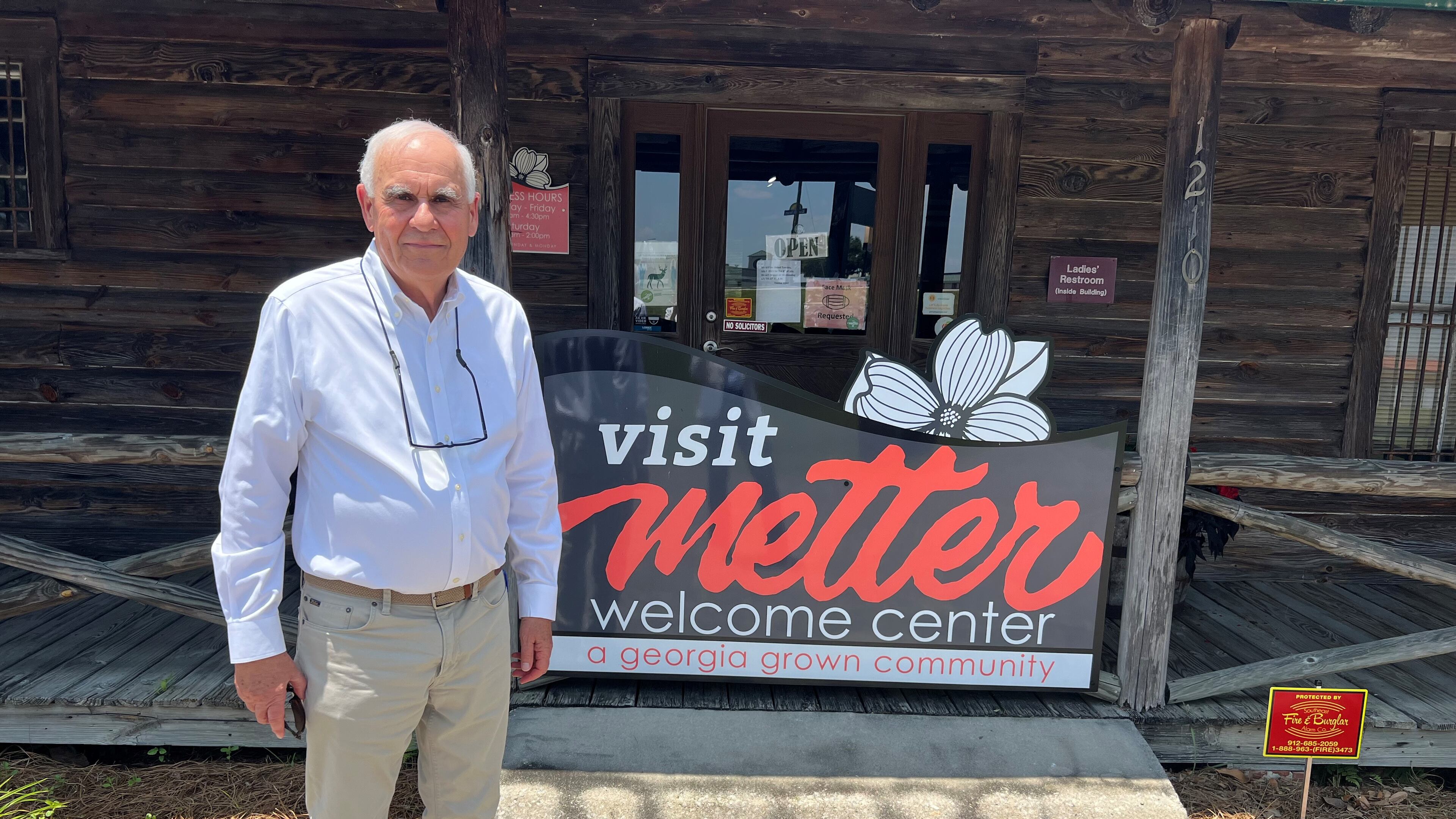 Mayor Ed Boyd, pictured at the Metter Welcome Center, Metter, Ga.